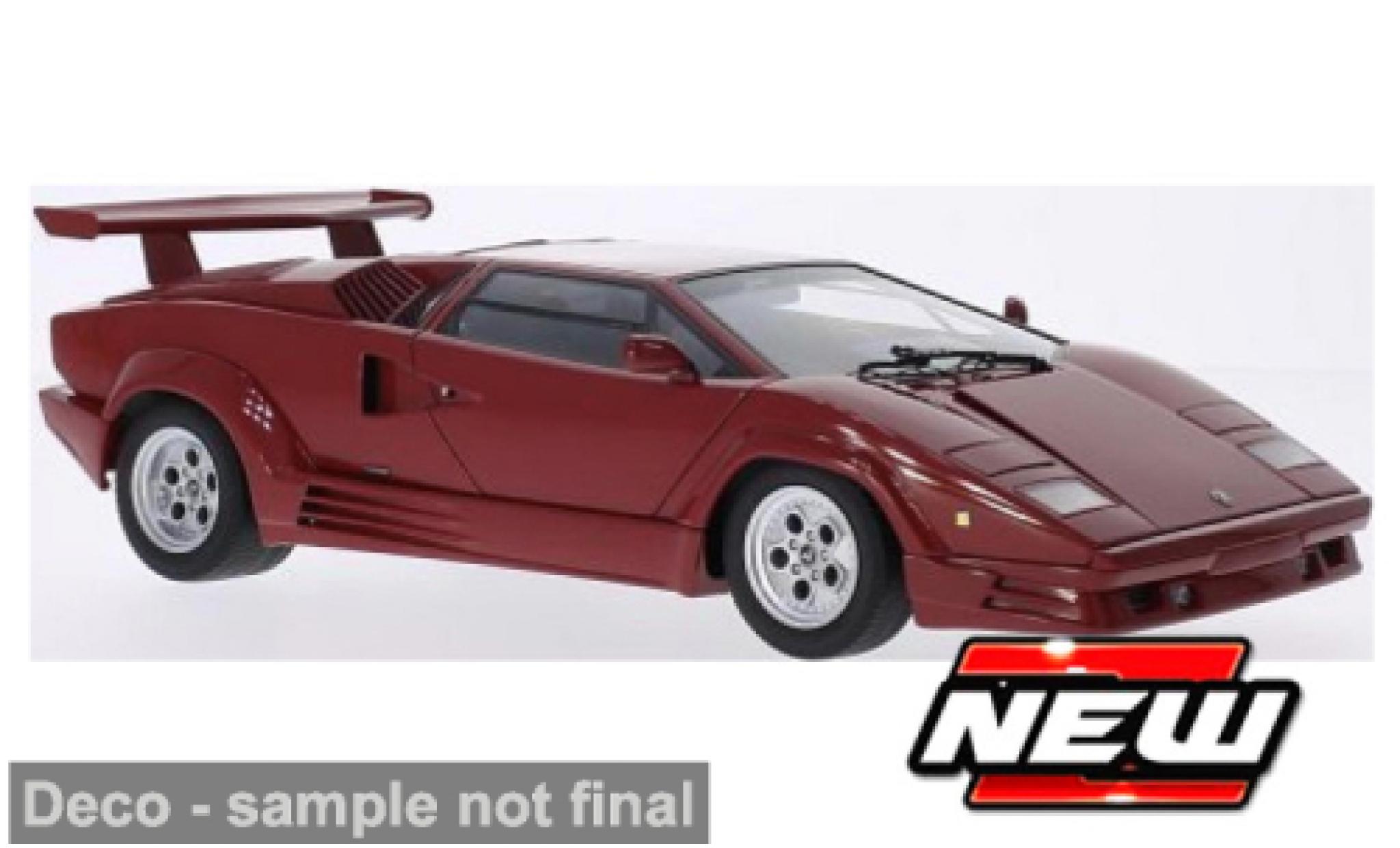 Lamborghini Countach 1/64 Maisto rood 1980 1:64 modelauto
