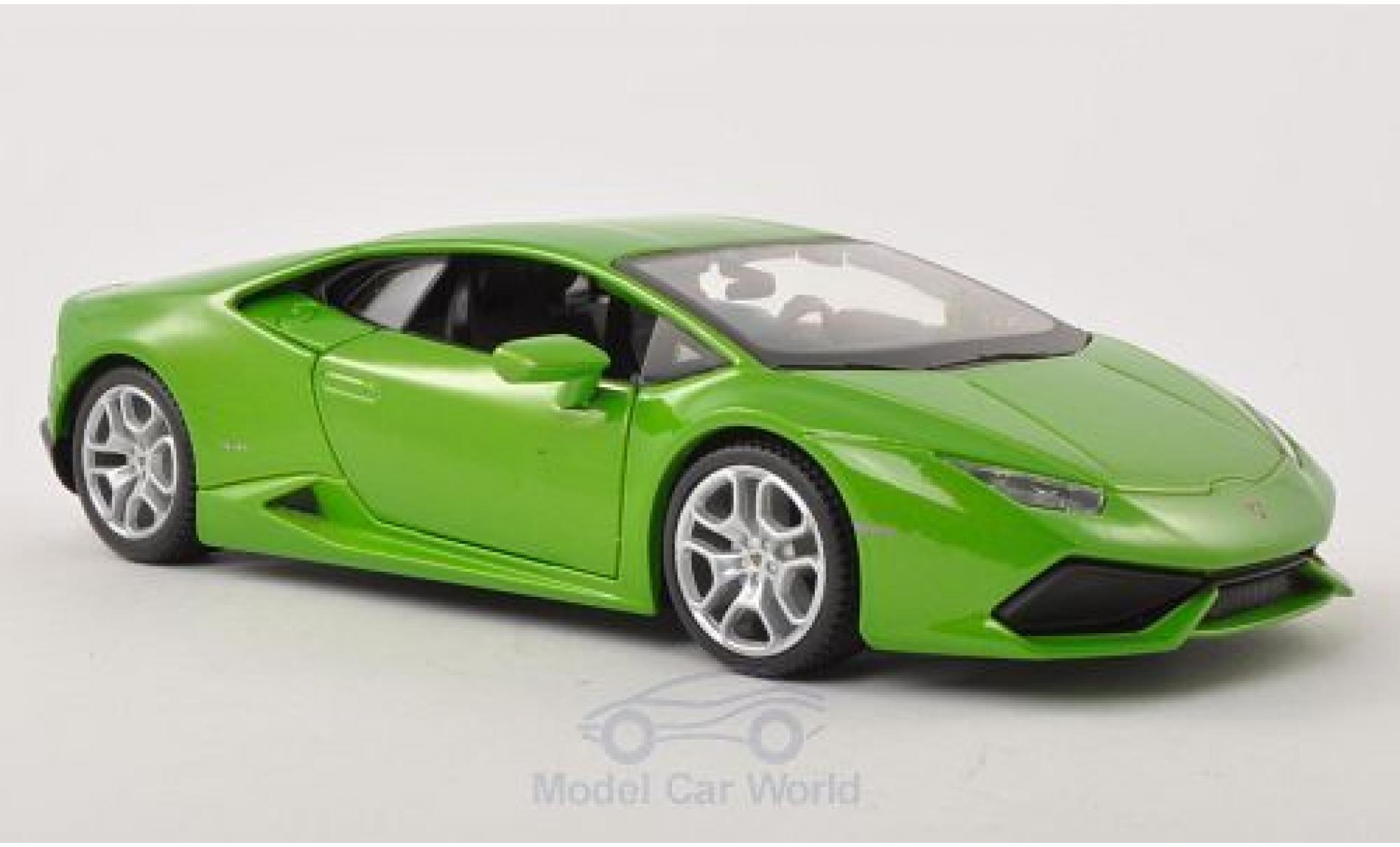 Lamborghini Huracan 1/24 Maisto LP 610-4 groen 2014 modelauto