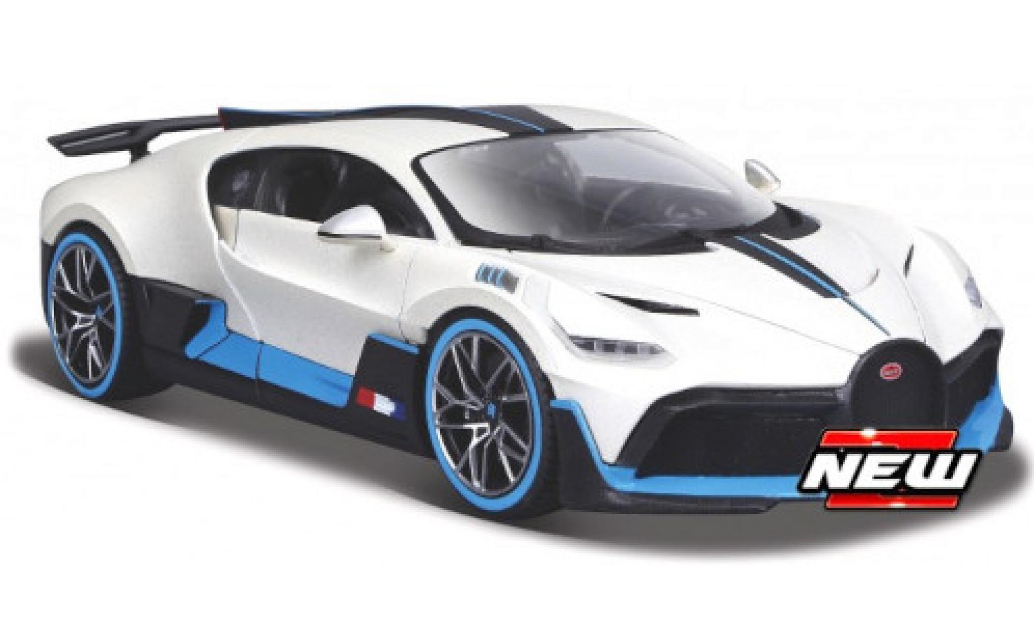 Bugatti Divo 1/24 Maisto grijs/blauw modelauto