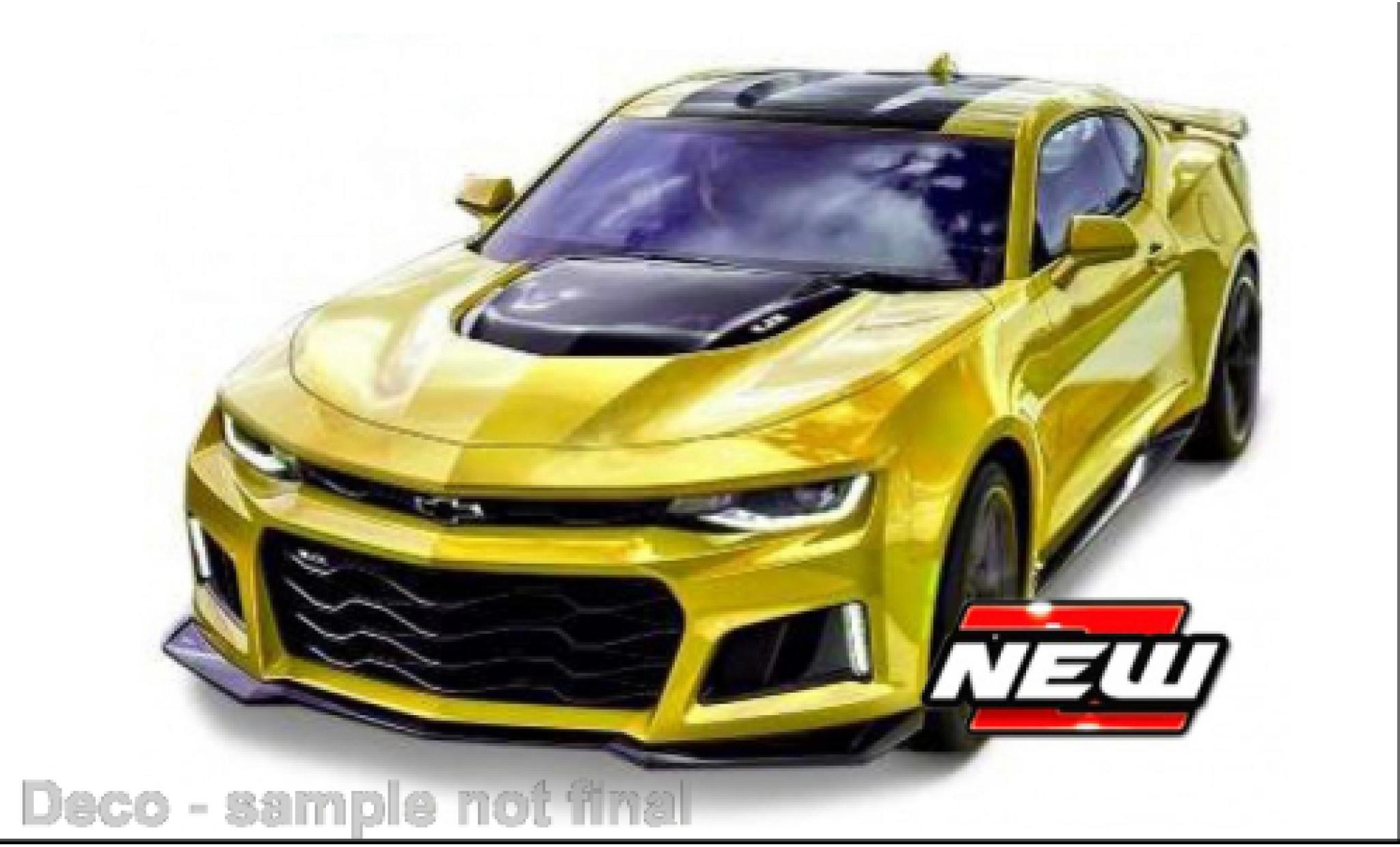 Chevrolet Camaro 1/24 Maisto ZL1 geel/zwart 2017 modelauto