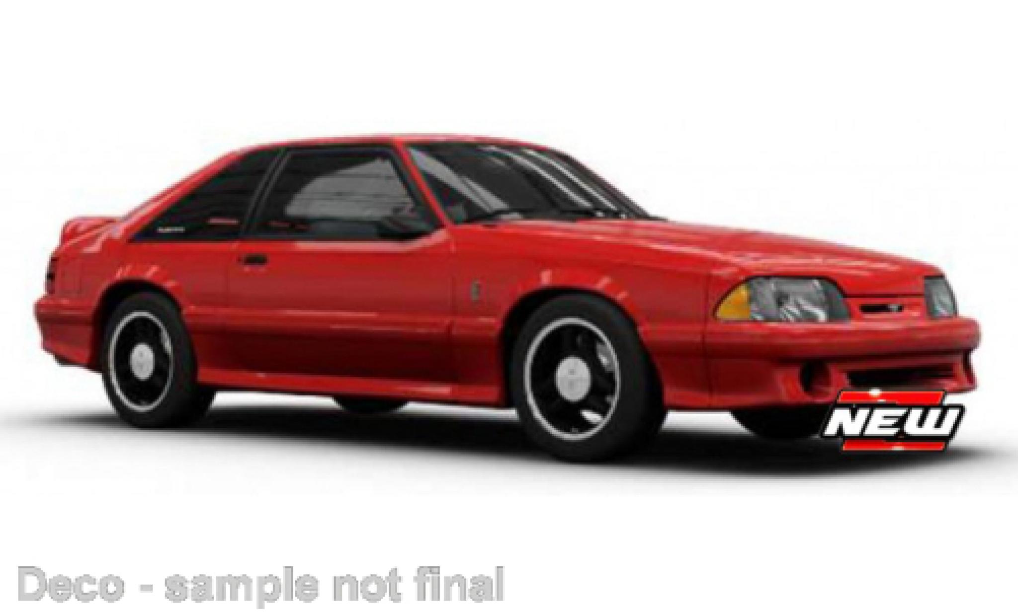 Ford Mustang 1/24 Maisto SVT Cobra rood 1993 modelauto
