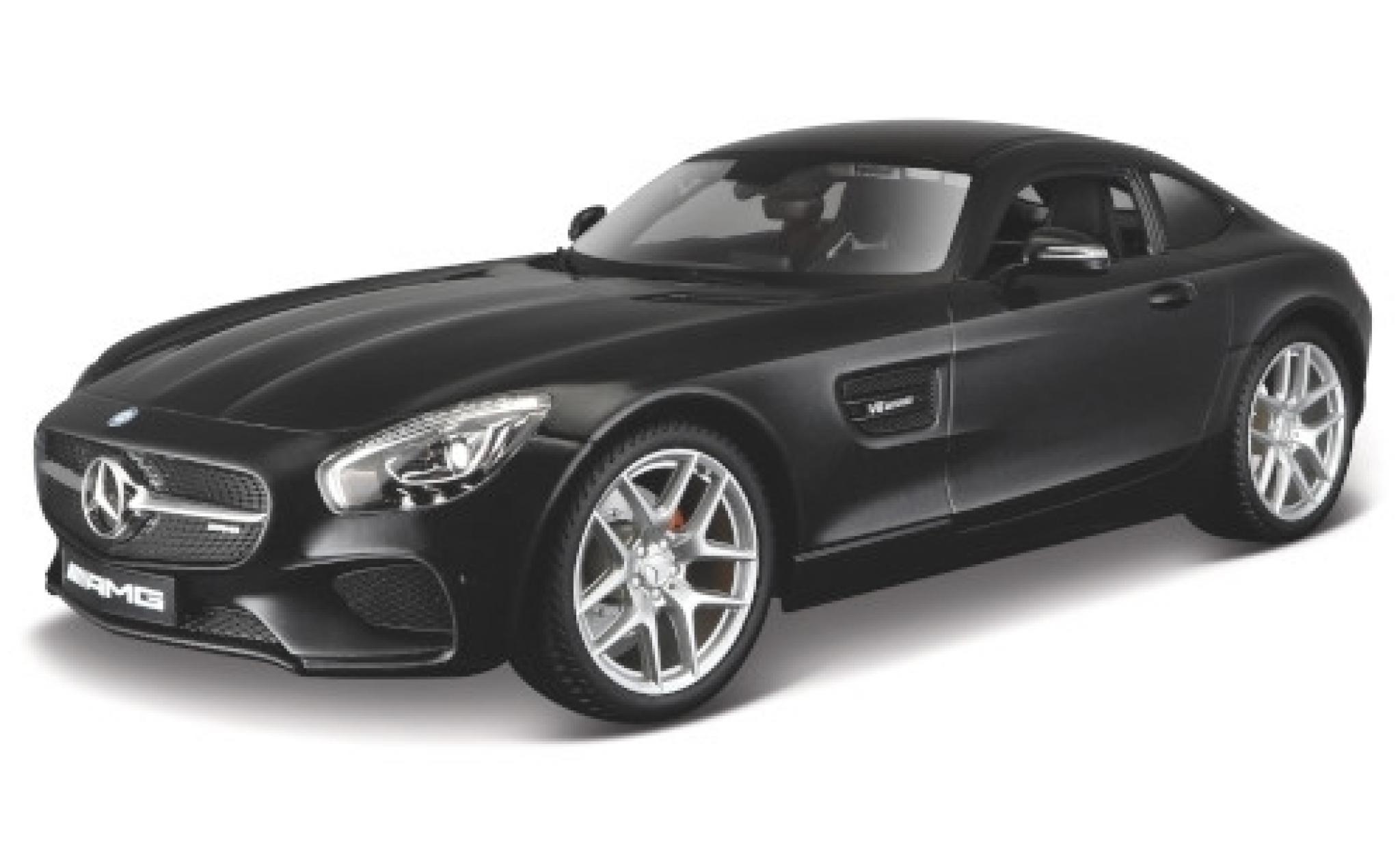 Mercedes AMG GT 1/18 Maisto (C190) metallic zwart modelauto