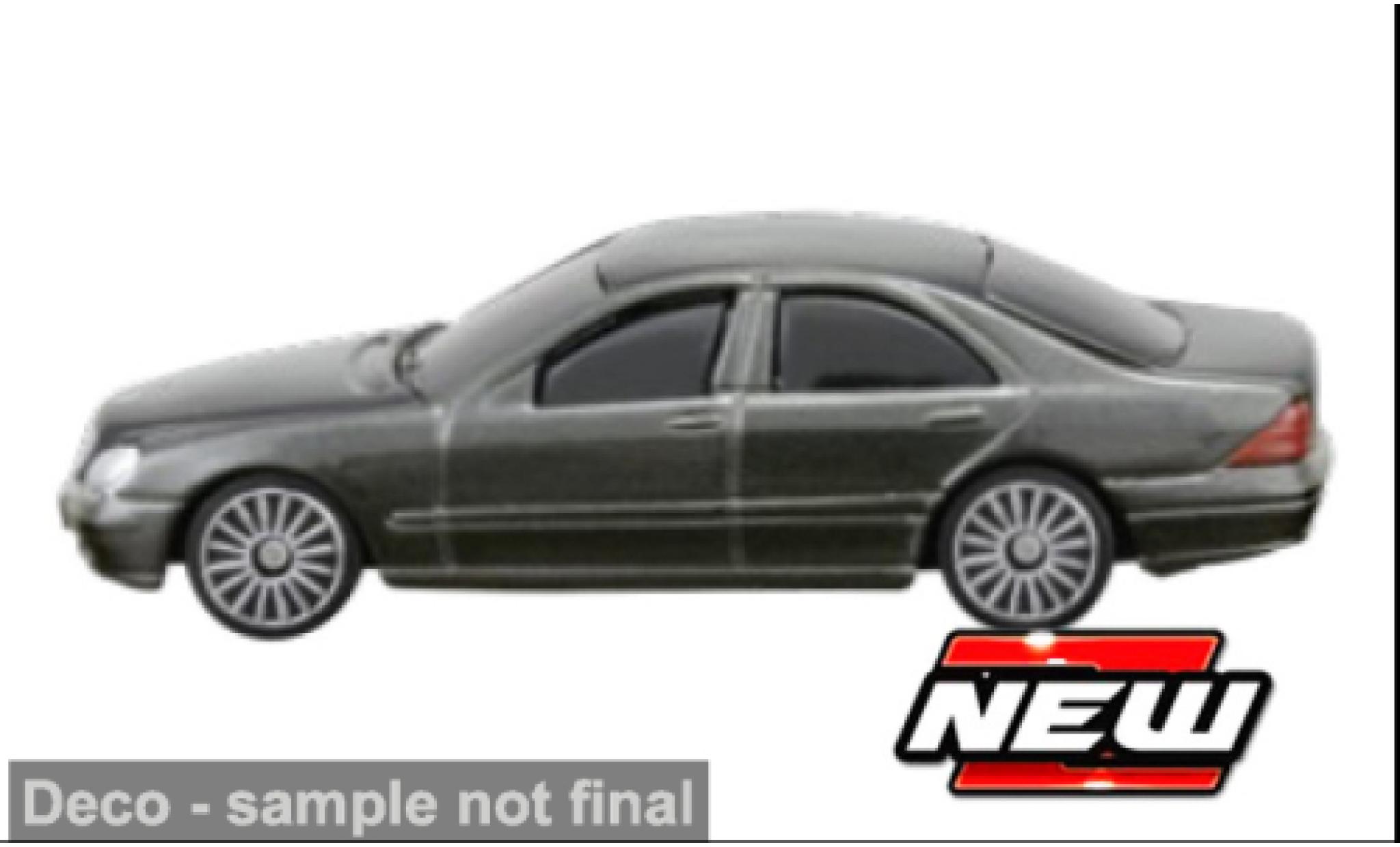 Mercedes Classe S 1/64 Maisto grijs 1:64 modelauto