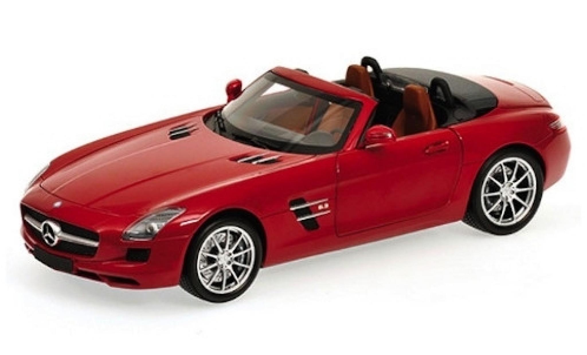 Mercedes SLS 1/24 Maisto AMG Roadster rood 2010 modelauto