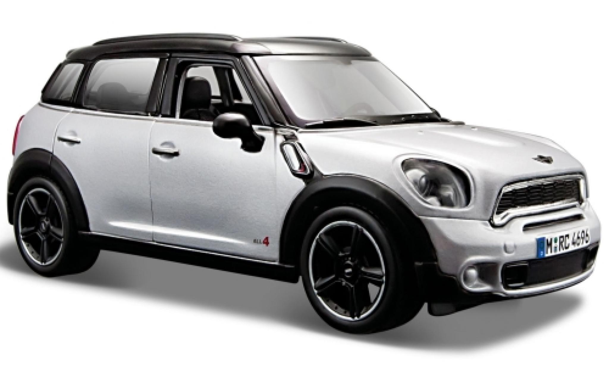 Mini Countryman 1/24 Maisto grijs/zwart modelauto