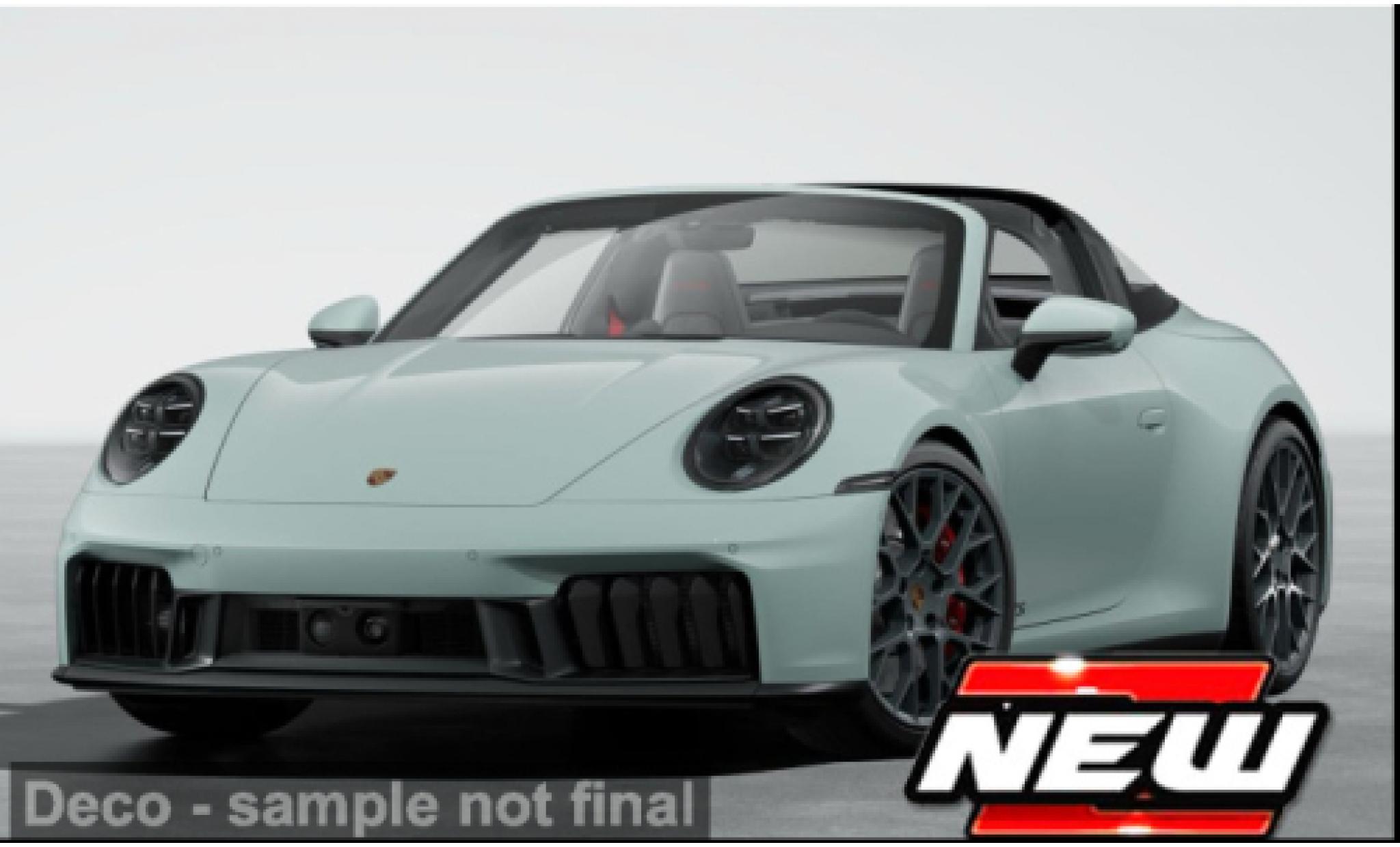 Porsche 992 Targa 1/18 Maisto 911 (.2) 4 GTS Hybrid groen 2025 1:18 modelauto