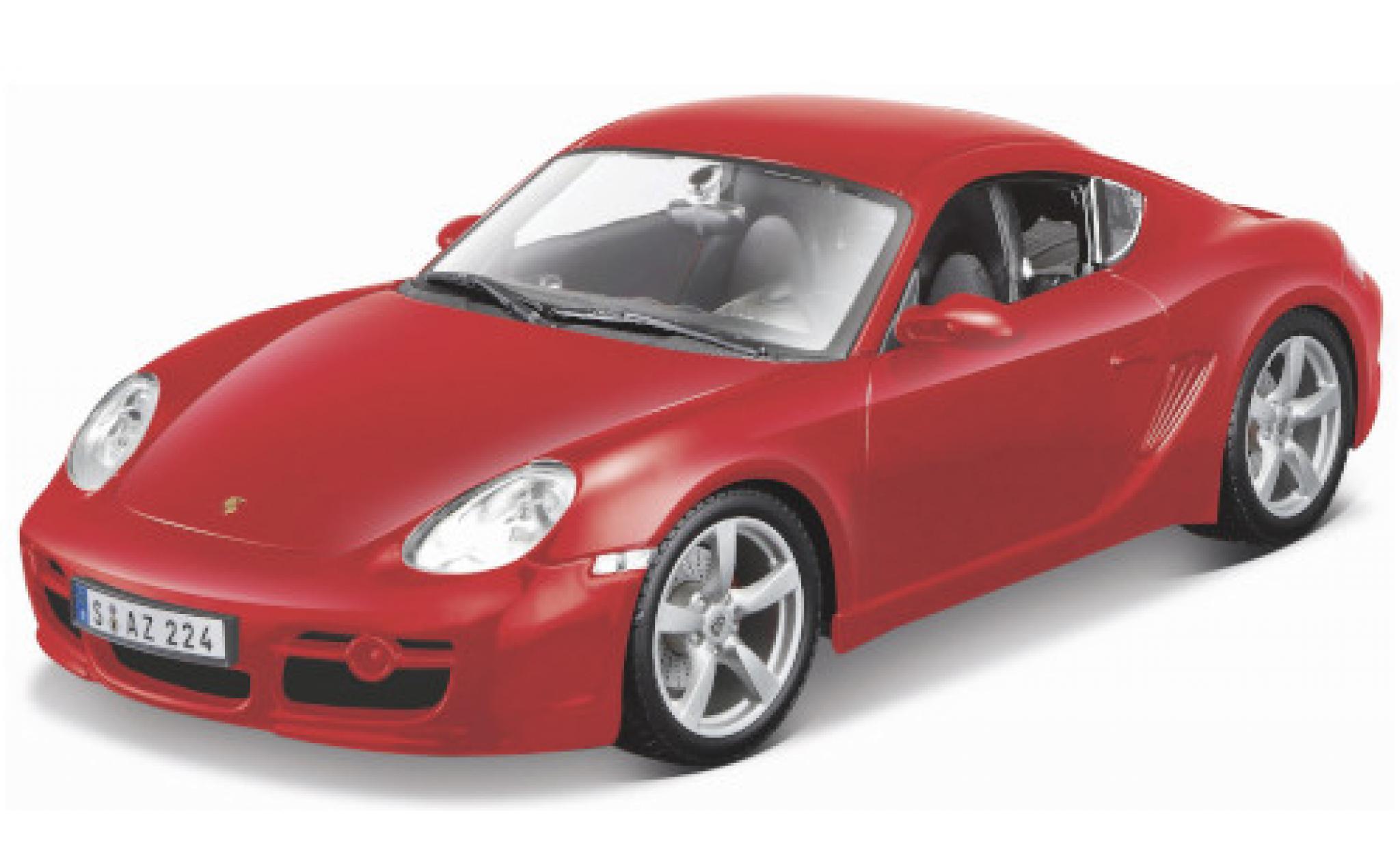 Porsche Cayman S 1/18 Maisto rood 1:18 modelauto
