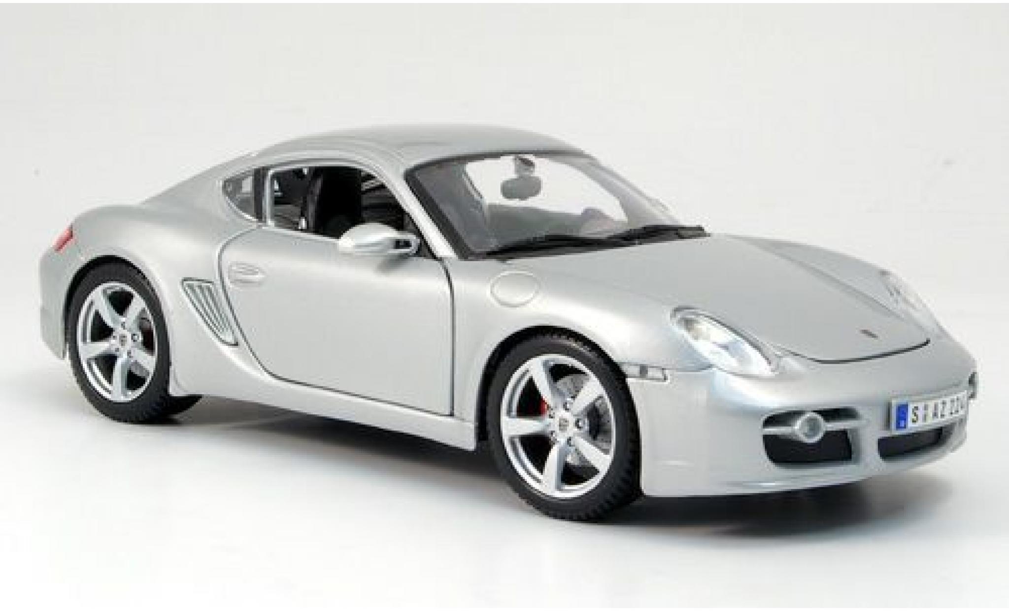 Porsche Cayman S 1/18 Maisto S grijs sans Vitrine modelauto