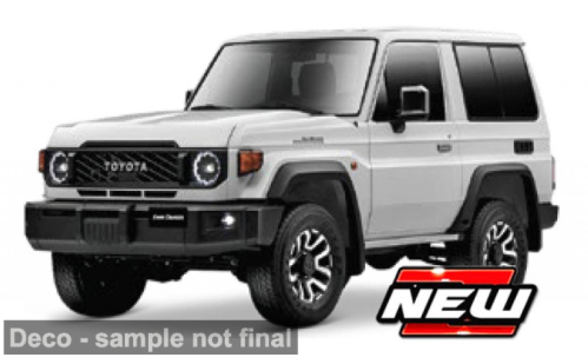 Toyota Land Cruiser 1/43 Maisto 70 wit 1:43 modelauto