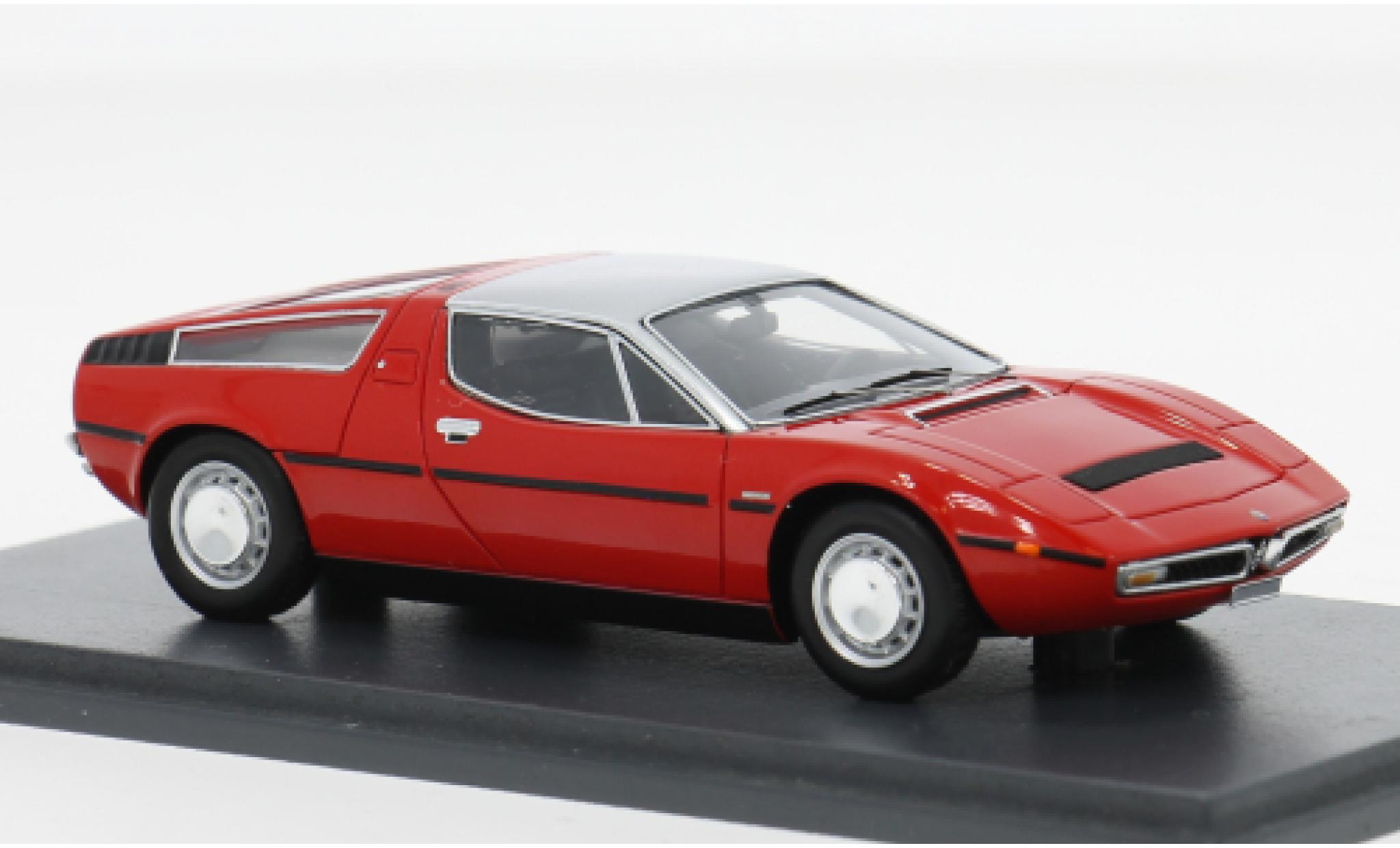 Maserati Bora 1/43 Schuco rood 1971 1:43 modelauto