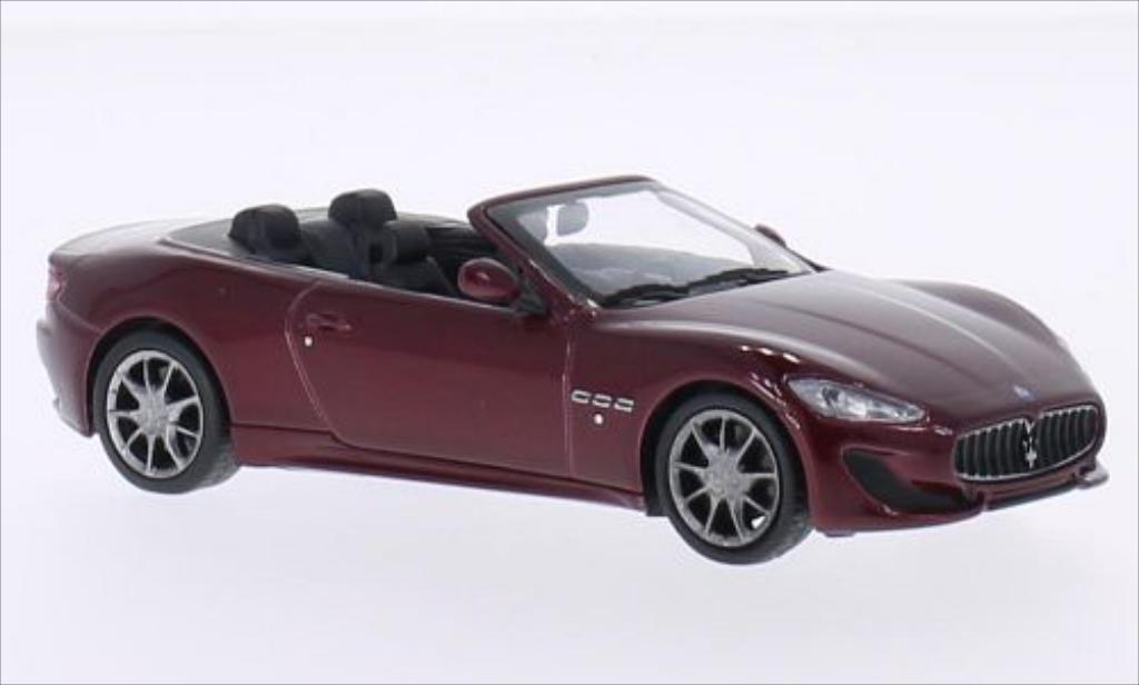 Maserati GranCabrio 1/43 WhiteBox Sport rood 2013 modelauto
