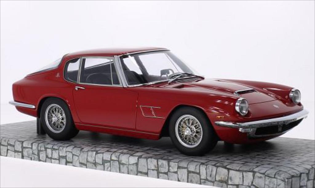 Maserati Mistral 1/18 Minichamps rood 1963 modelauto