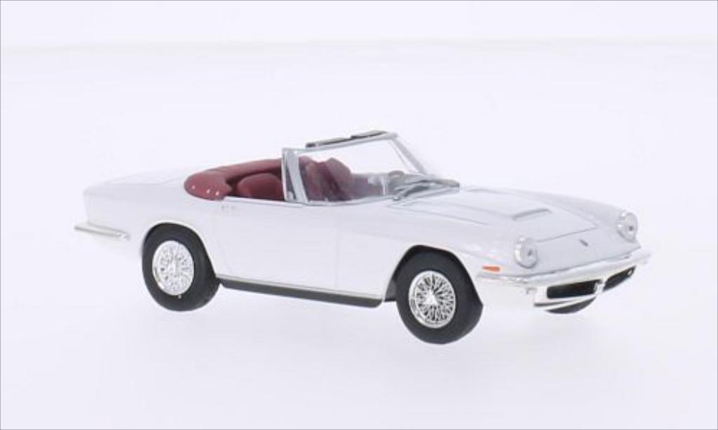 Maserati Mistral 1/43 WhiteBox Spyder wit modelauto