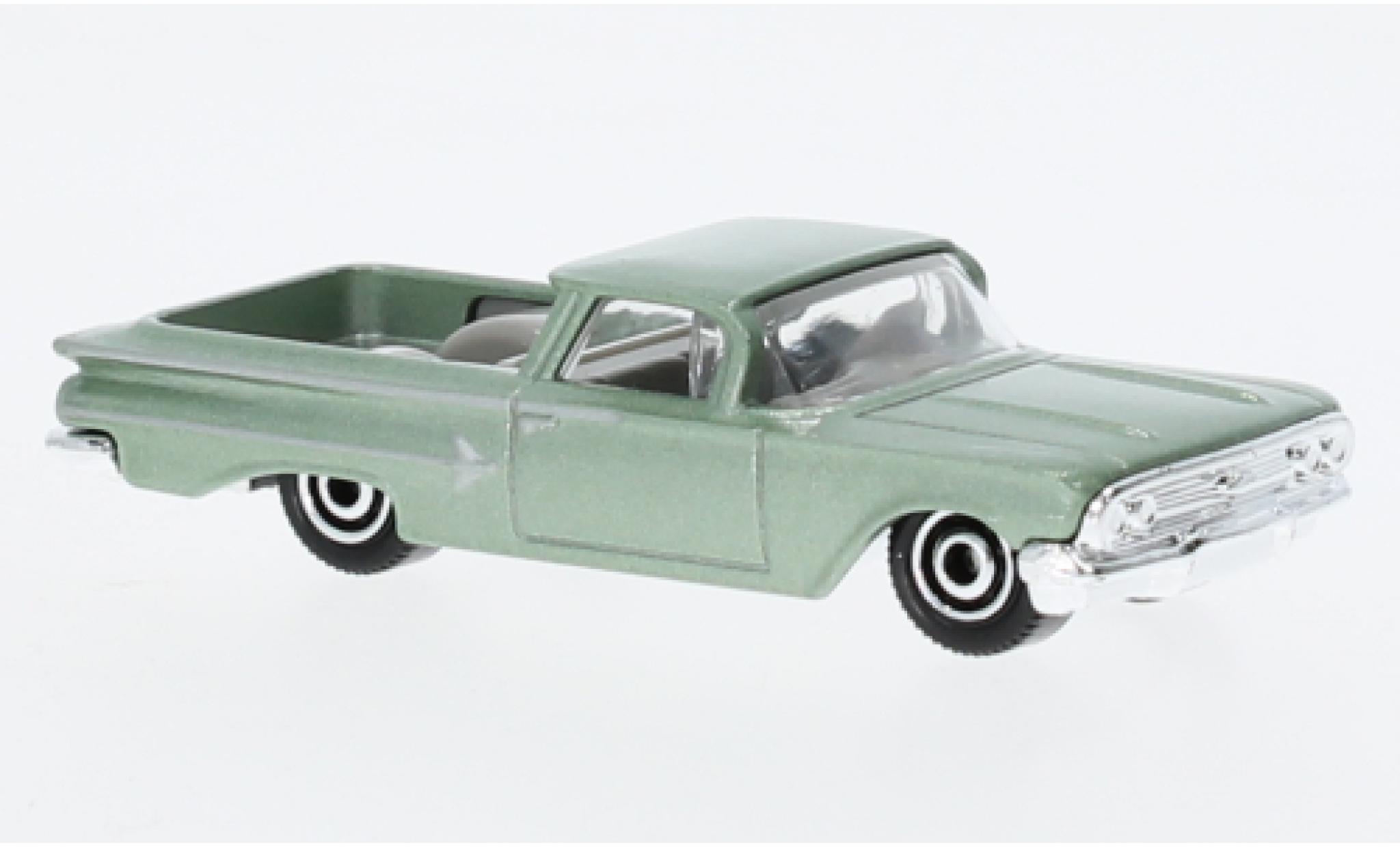 Chevrolet El Camino 1/64 Matchbox metallic la chaux 1960 modelauto