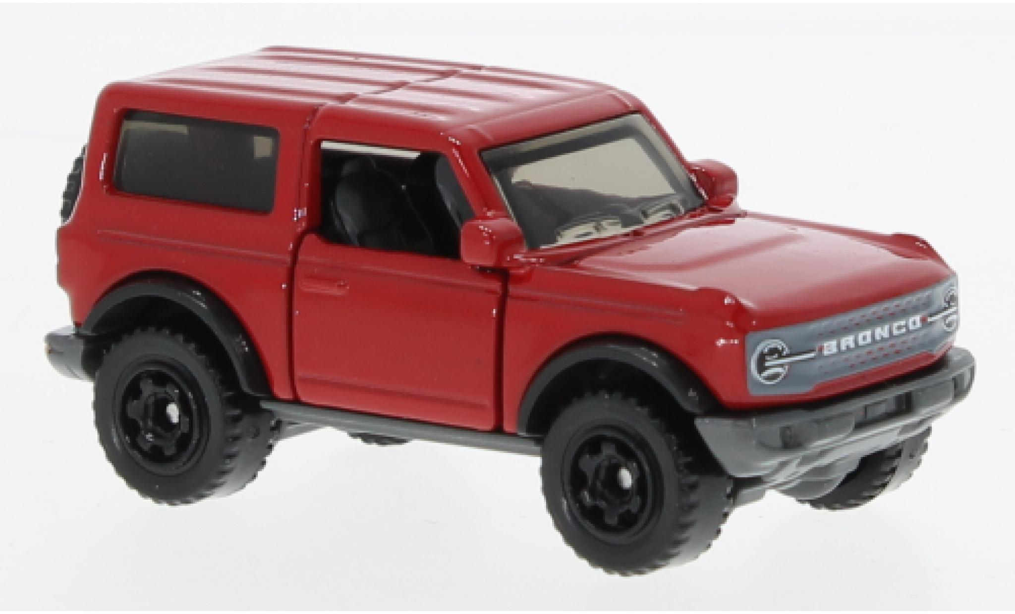 Ford Bronco 1/64 Matchbox rood 2021 modelauto