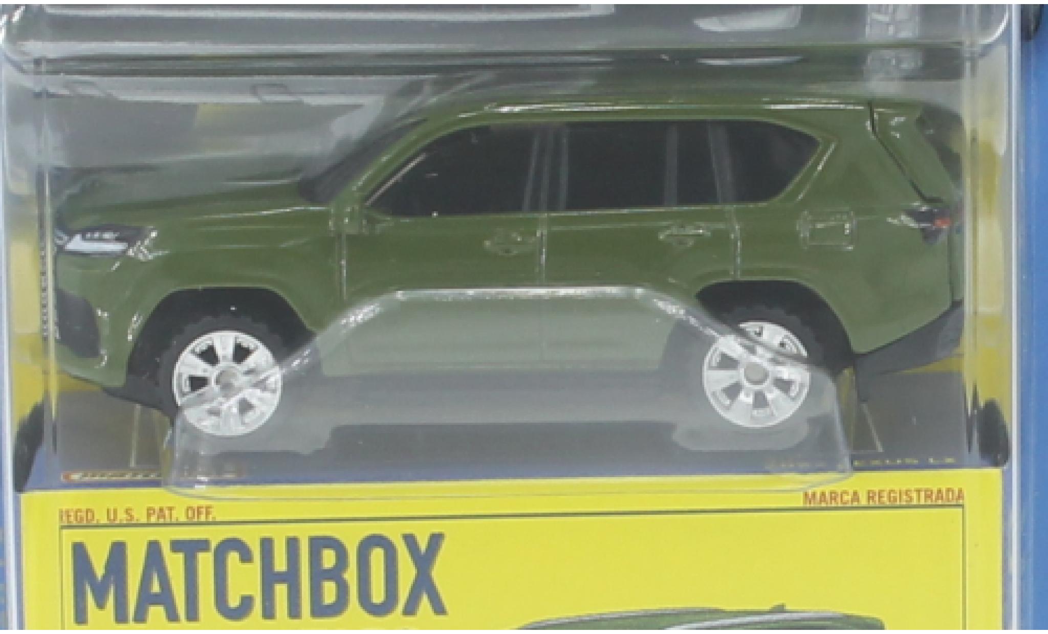 Lexus LX 1/64 Matchbox groen 2022 modelauto