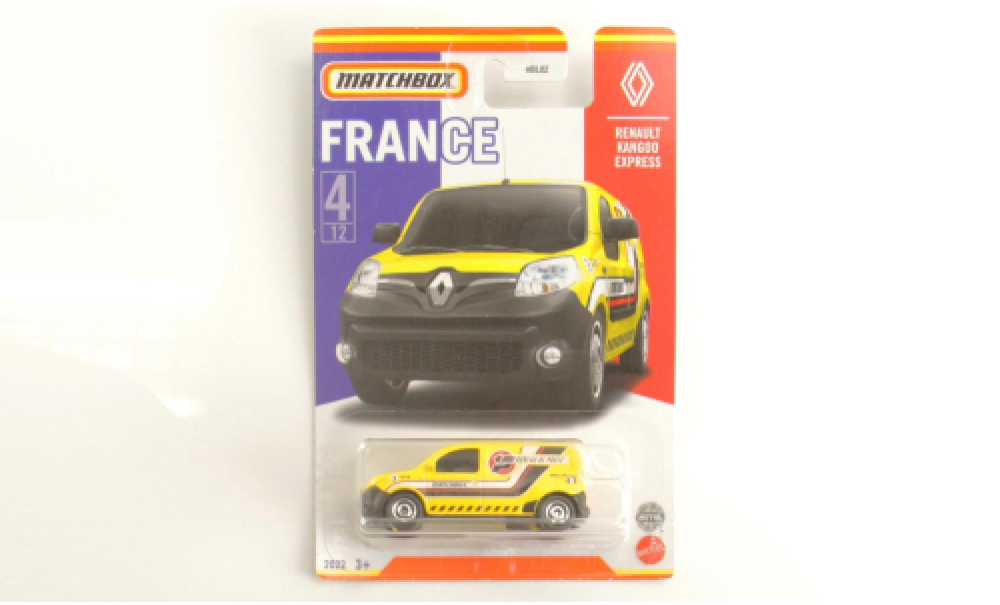 Renault Kangoo 1/64 Matchbox Express geel modelauto