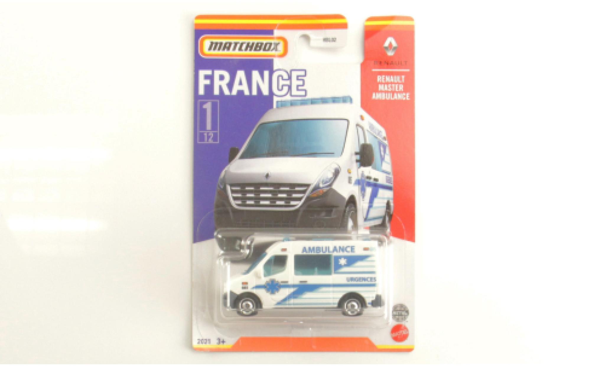 Renault Master 1/64 Matchbox Ambulance modelauto