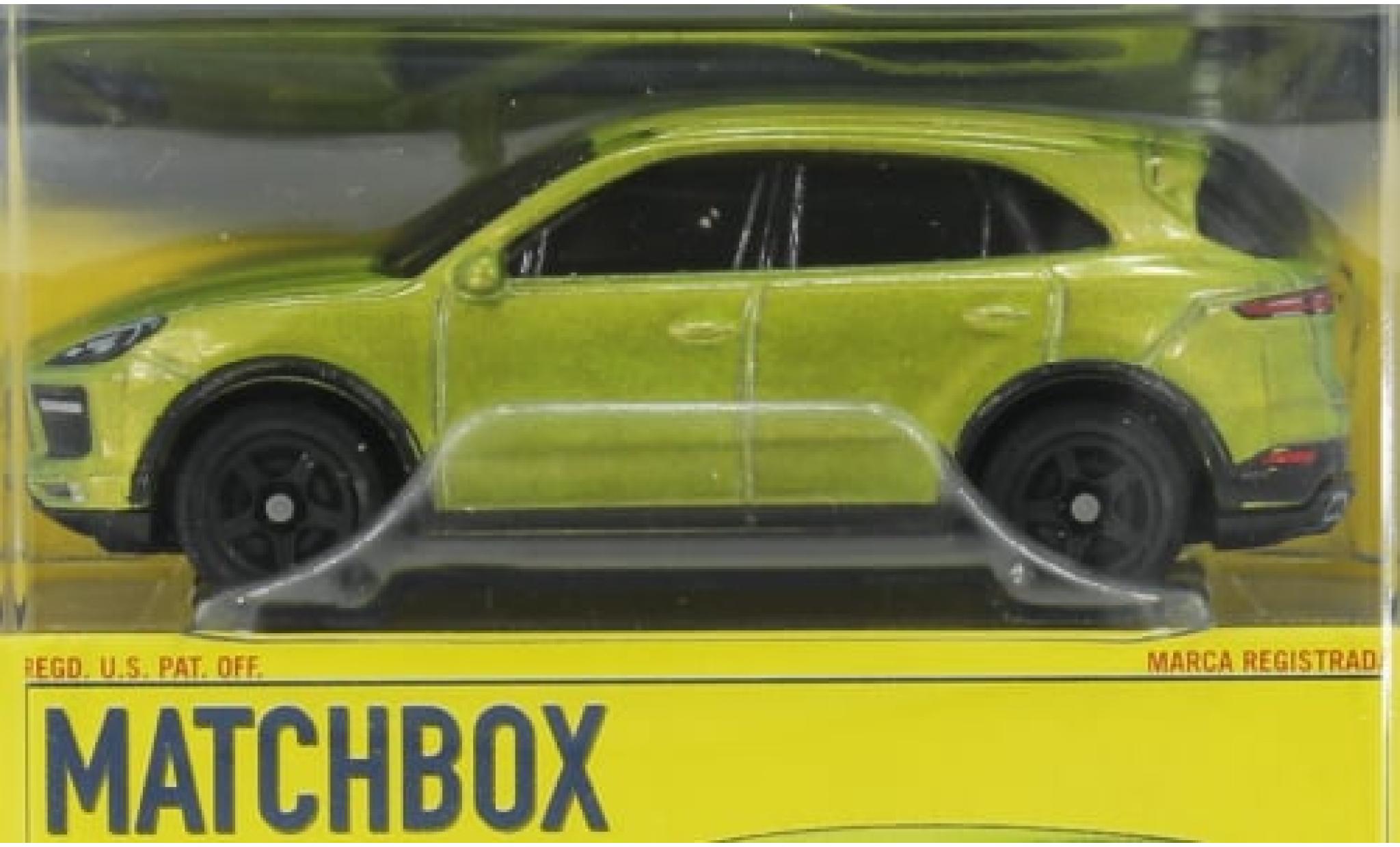 Porsche Cayenne Turbo 1/64 Matchbox metallic groen 1:64 modelauto