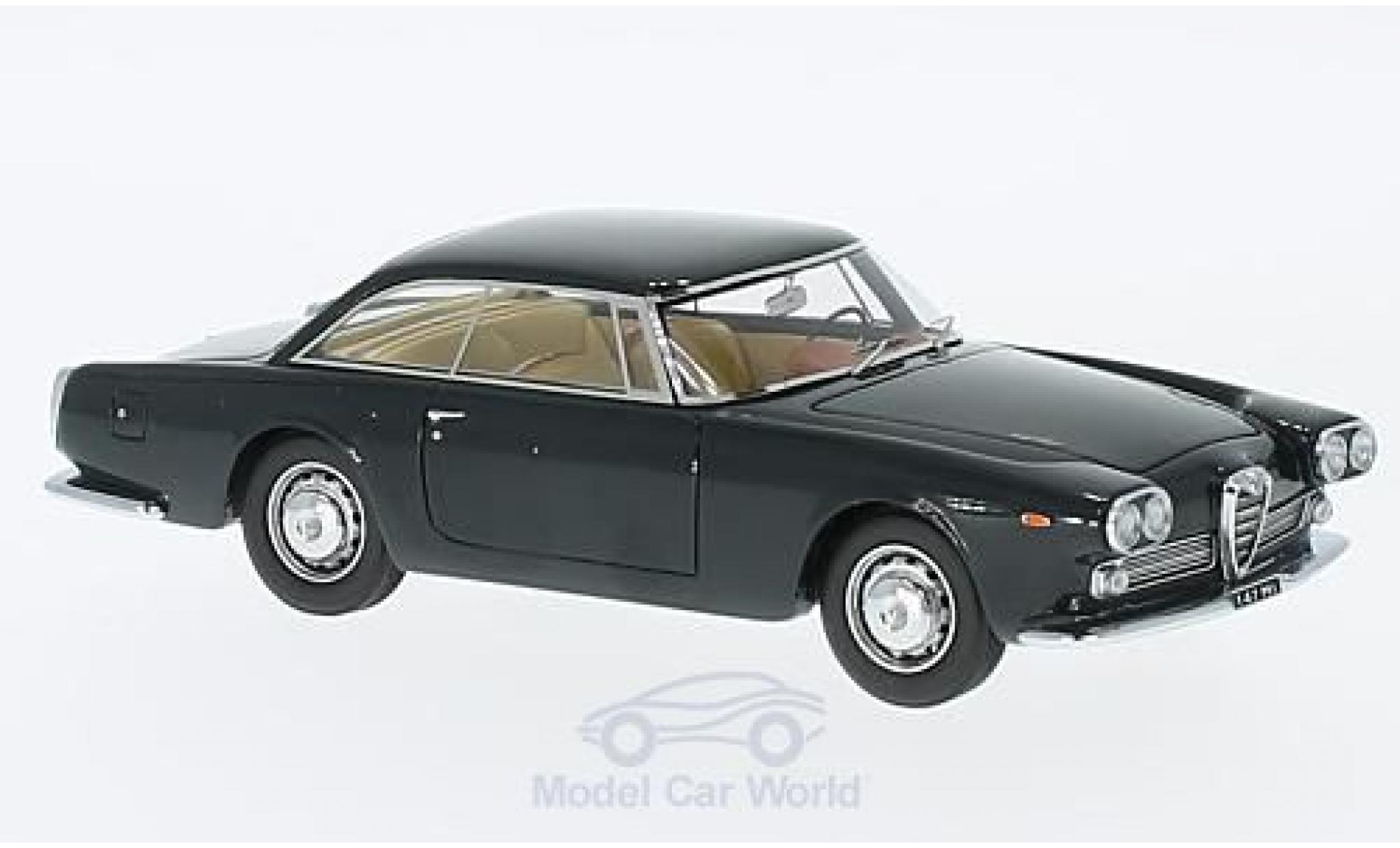 Alfa Romeo 2000 1/43 Matrix Praho Touring metallic blauw 1960 modelauto