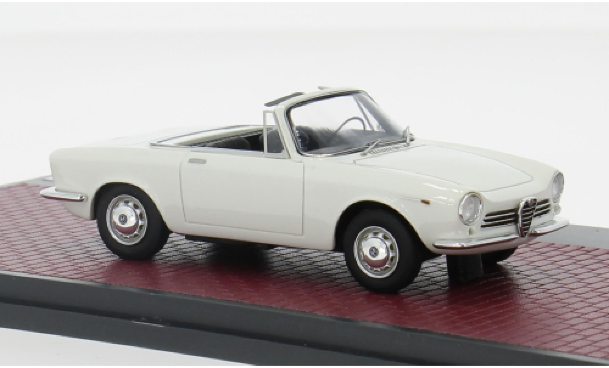 Alfa Romeo Giulia 1/43 Matrix GT Spider Proodotipo wit 1963 1:43 modelauto
