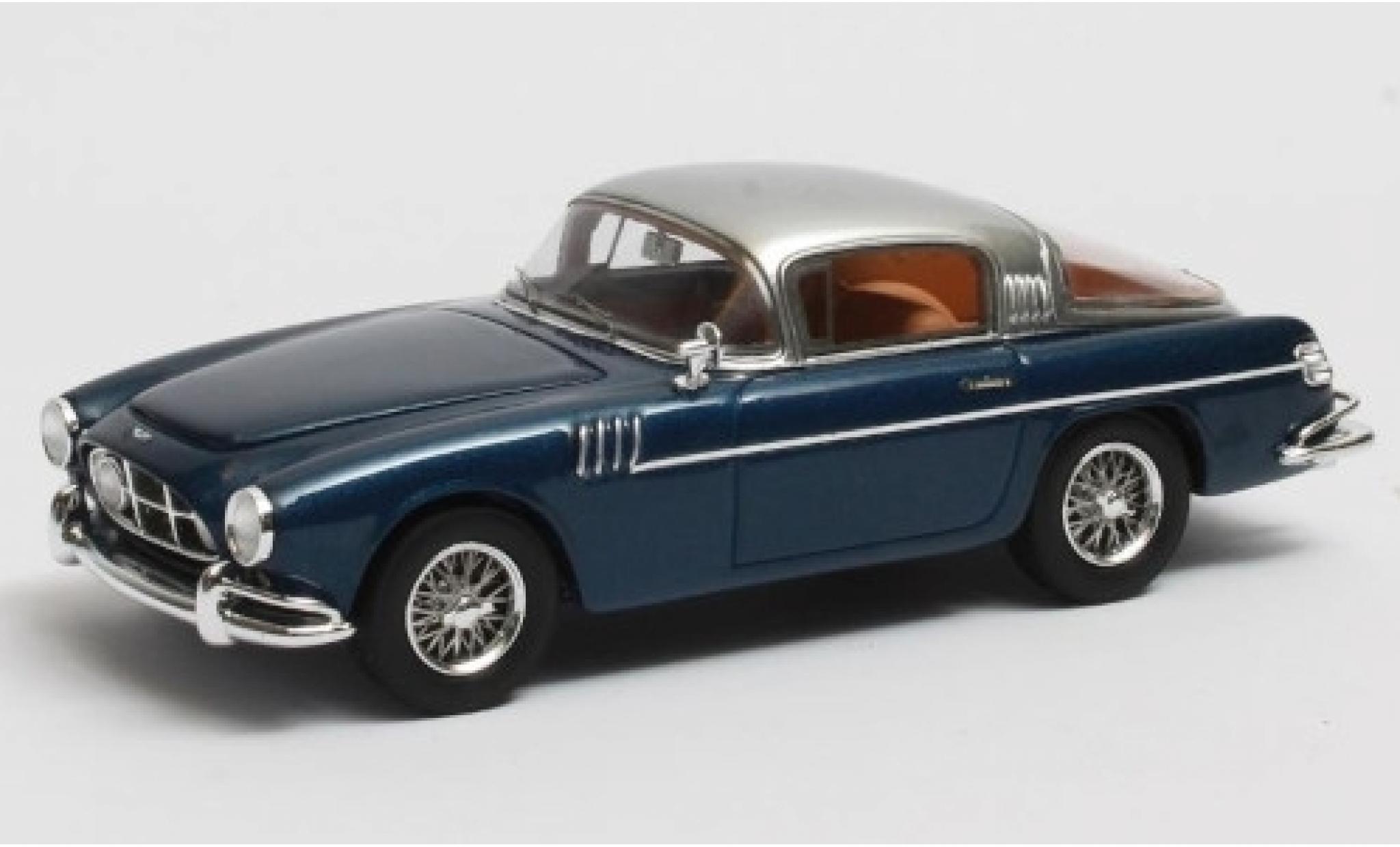 Aston Martin DB2/4 1/43 Matrix Vignale metallic blauw/grijs 1954 ch&acirc;ssis LML/802: King Baudoin of Belgium modelauto