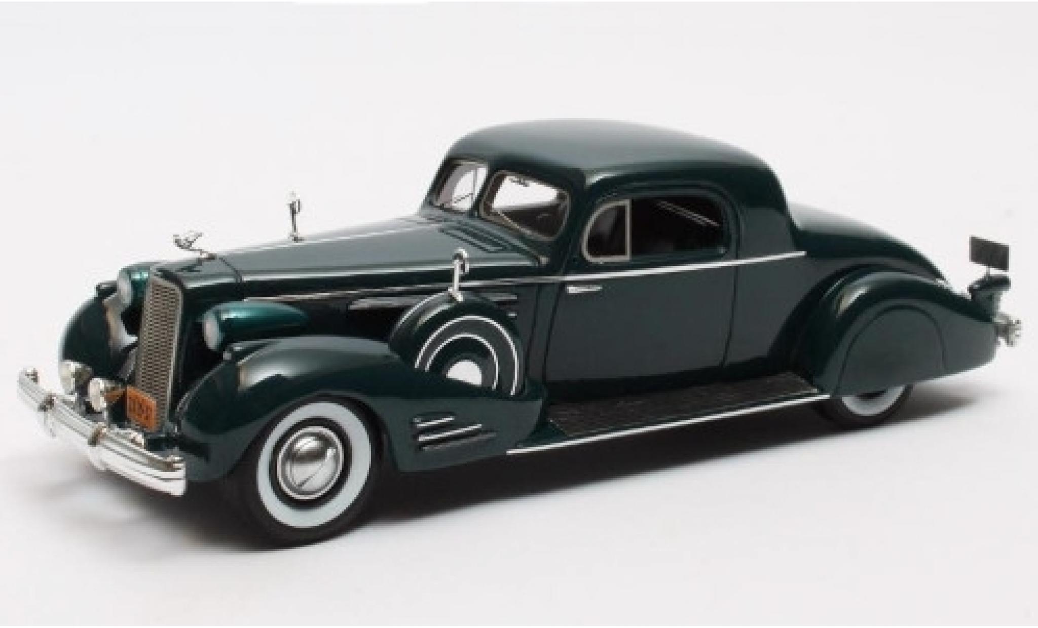 Cadillac V16 1/43 Matrix Series 90 Fleetwood Coupe groen 1937 modelauto
