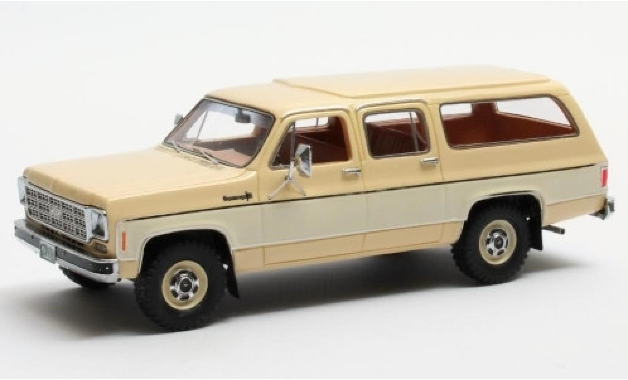 Chevrolet Suburban 1/43 Matrix K10 beige/beige 1978 modelauto
