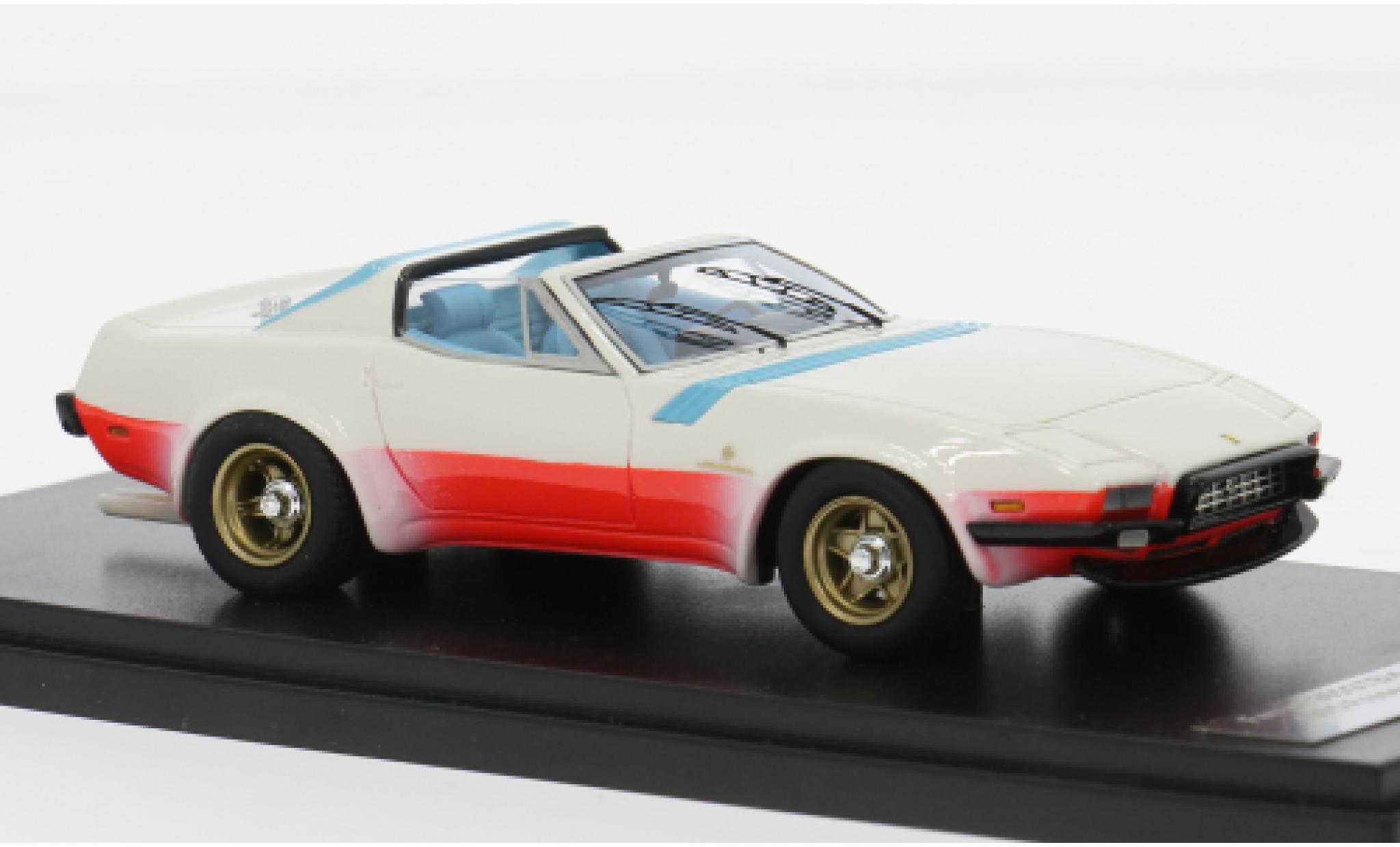 Ferrari 365 1/43 Matrix GTB/4 Michelotti NART Spyder wit/rood 1975 1:43 modelauto
