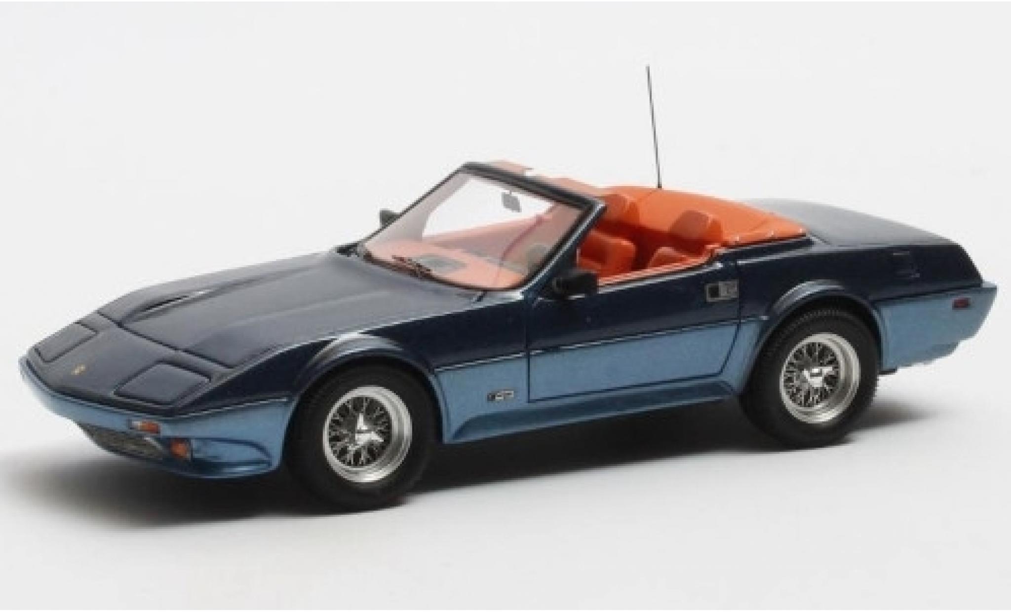 Ferrari 365 1/43 Matrix GTB-4 NART Spider Michelotti metallic blauw/metallic blauw 1972 modelauto