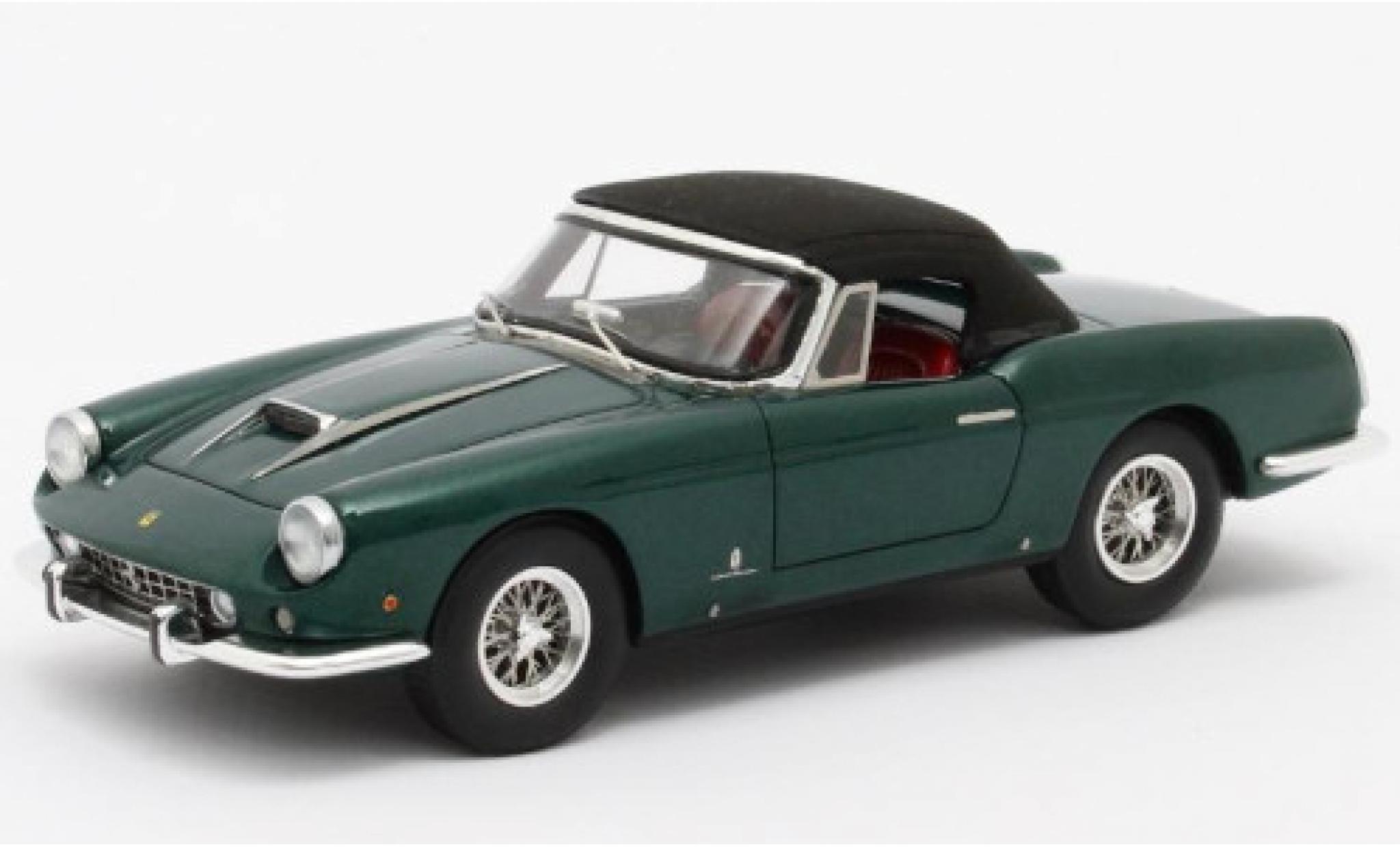 Ferrari 400 1/43 Matrix Superamerica Pininfarina Cabriolet groen 1959 #1611 SA ferm&eacute; Verdeck modelauto