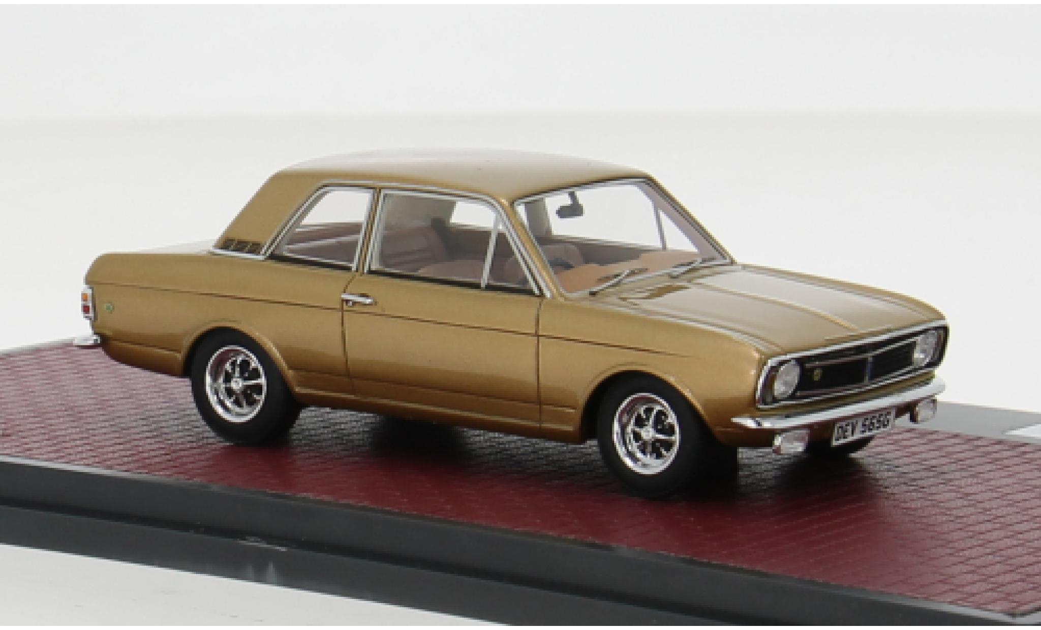 Ford Cortina 1/43 Matrix Lotus MkII gold 1966 1:43 modelauto