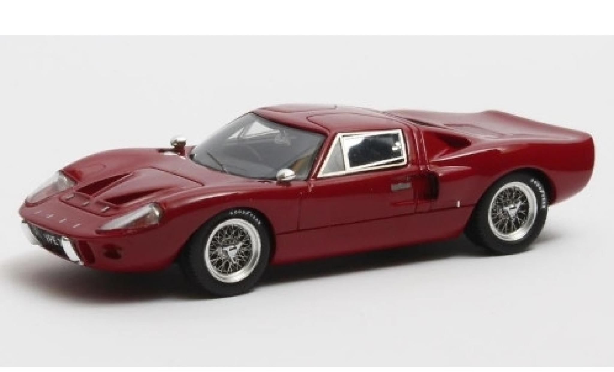 Ford GT40 1/43 Matrix MkIII rood RHD 1967 modelauto