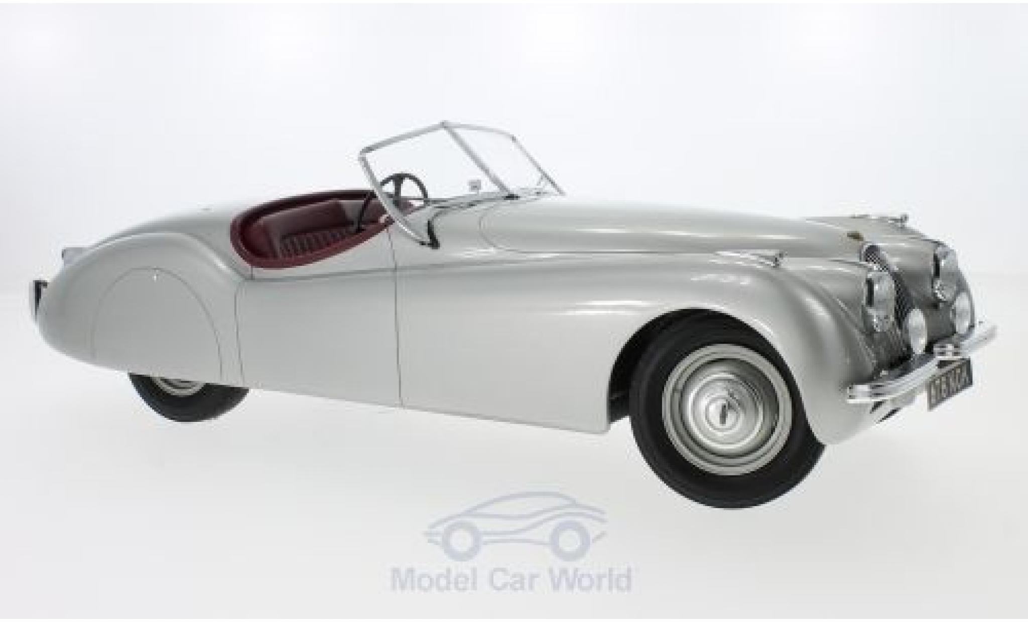 Jaguar 120 1/12 Matrix OTS grijs RHD 1964 modelauto
