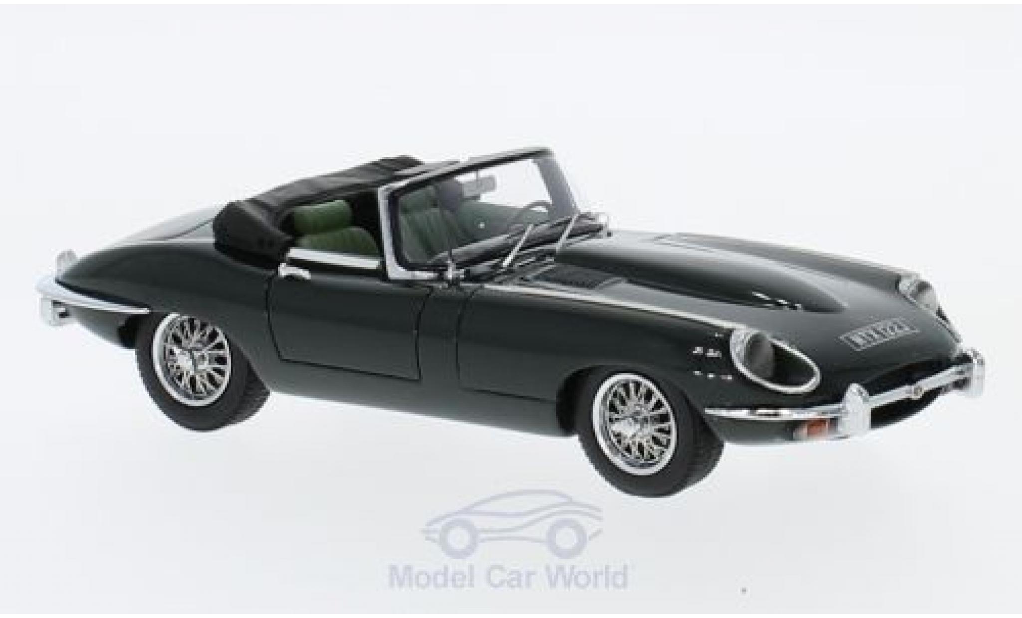 Jaguar E-Type 1/43 Matrix Roadster Series II groen modelauto