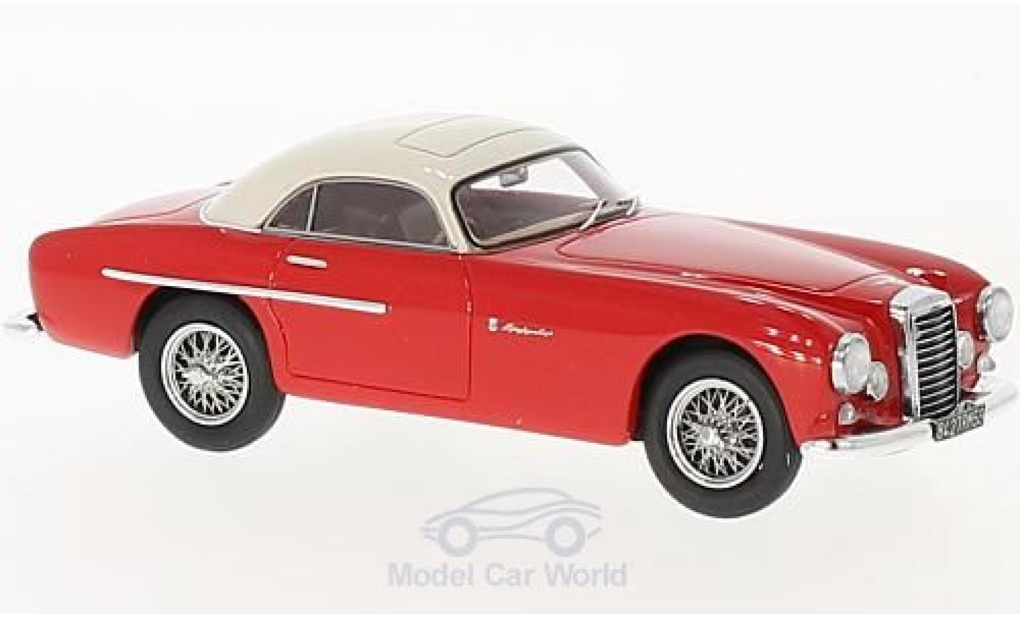 Jaguar XK coupe 1/43 Matrix 120 Flying--Coupe Pininfarina rood/beige RHD 1952 modelauto