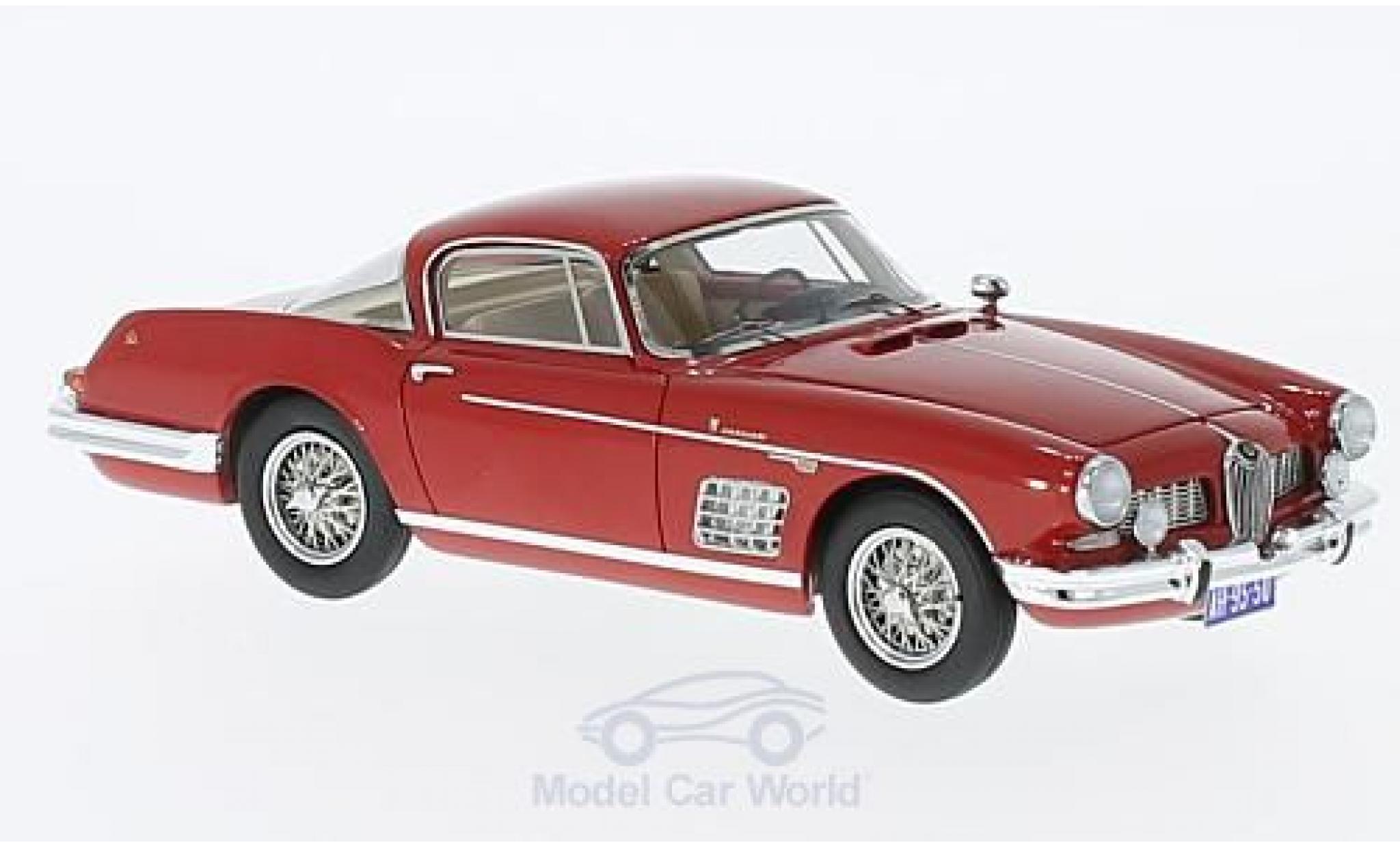 Jaguar XK 1/43 Matrix 150 Bertone Coupe rood 1957 modelauto