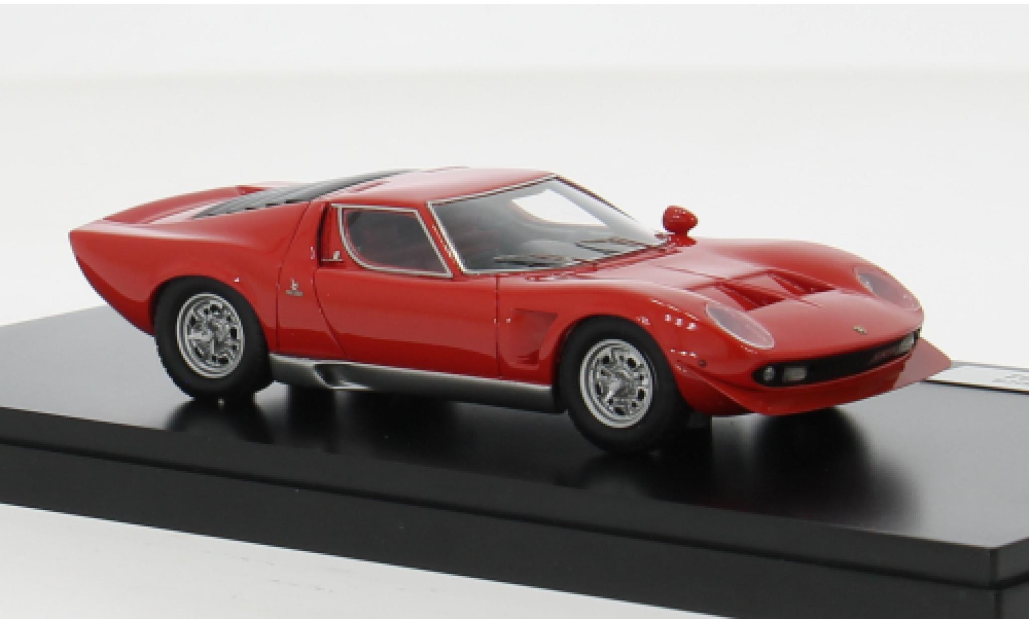 Lamborghini Miura 1/43 Matrix P400 S rood 1969 1:43 modelauto