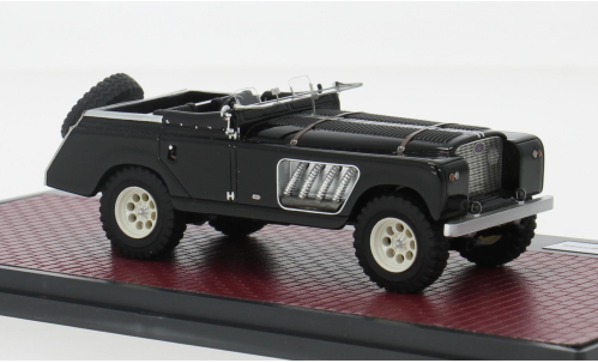 Land Rover 109 1/43 Matrix Bell Aurens Longnose zwart 2008 1:43 modelauto