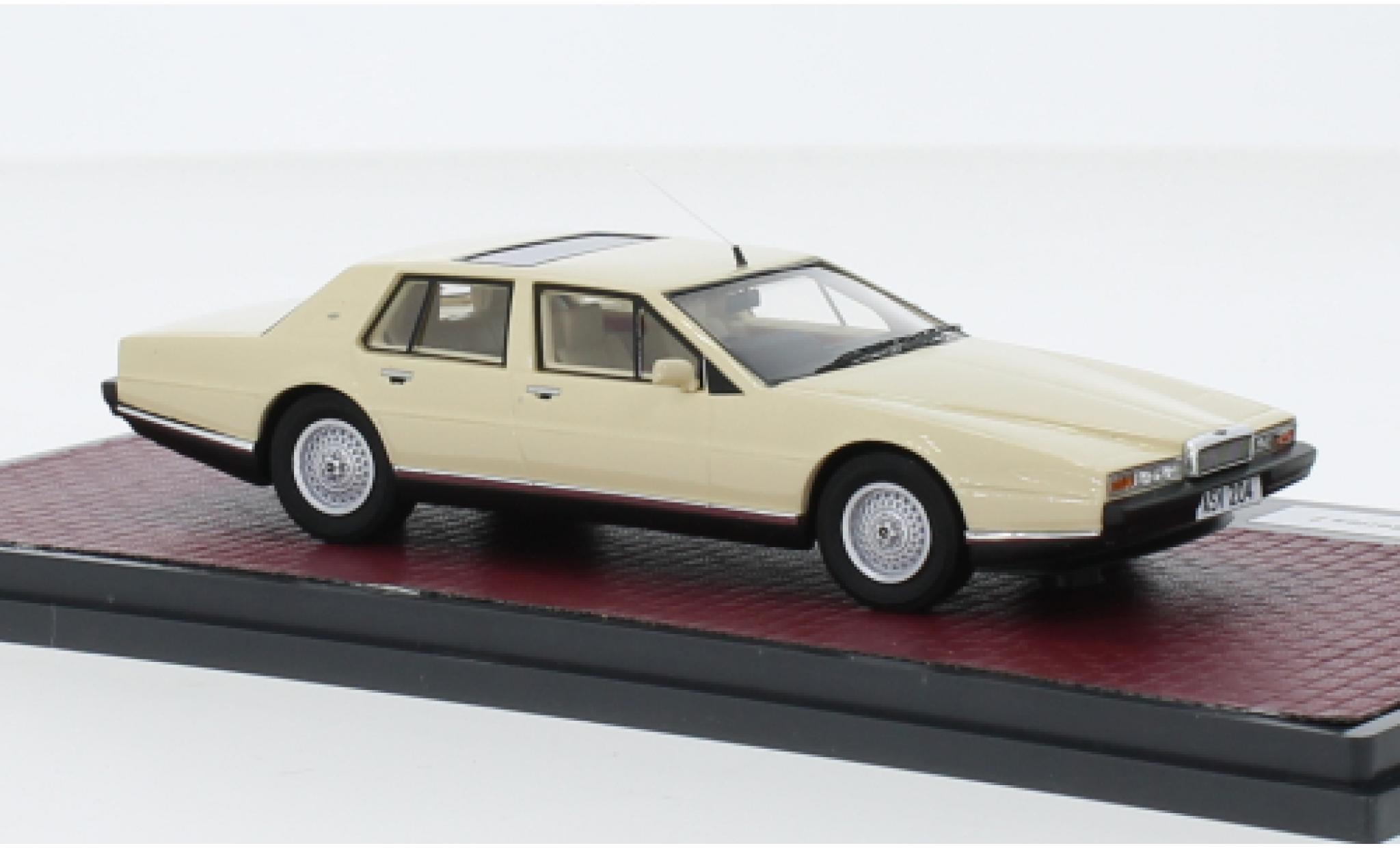 Aston Martin Lagonda 1/43 Matrix S2 beige clair RHD 1980 modelauto