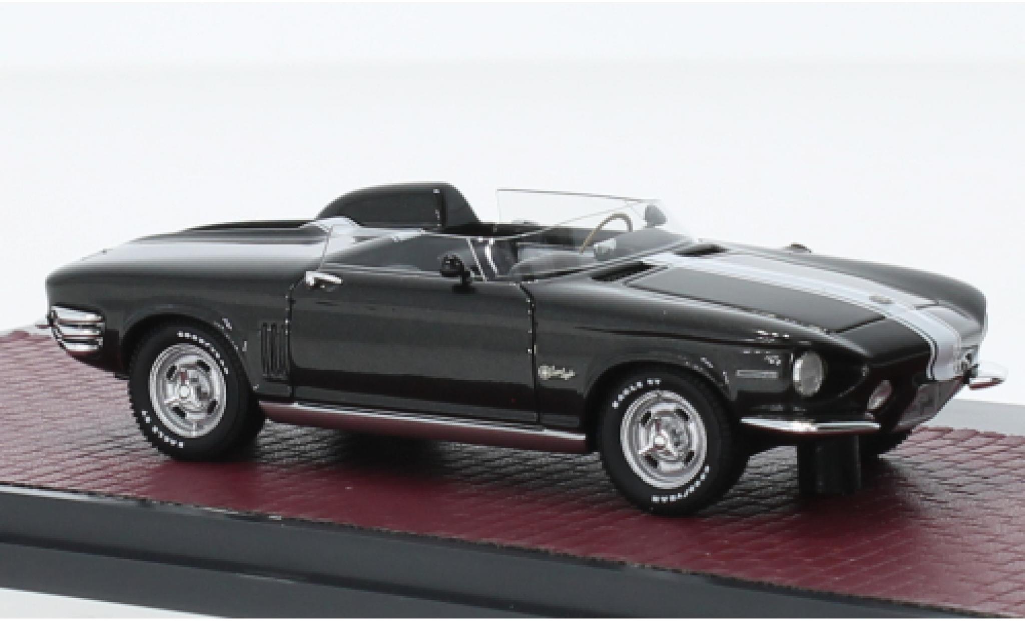 Chevrolet Corvair 1/43 Matrix Super Spyder XP-785 metallic zwart/wit 1962 modelauto