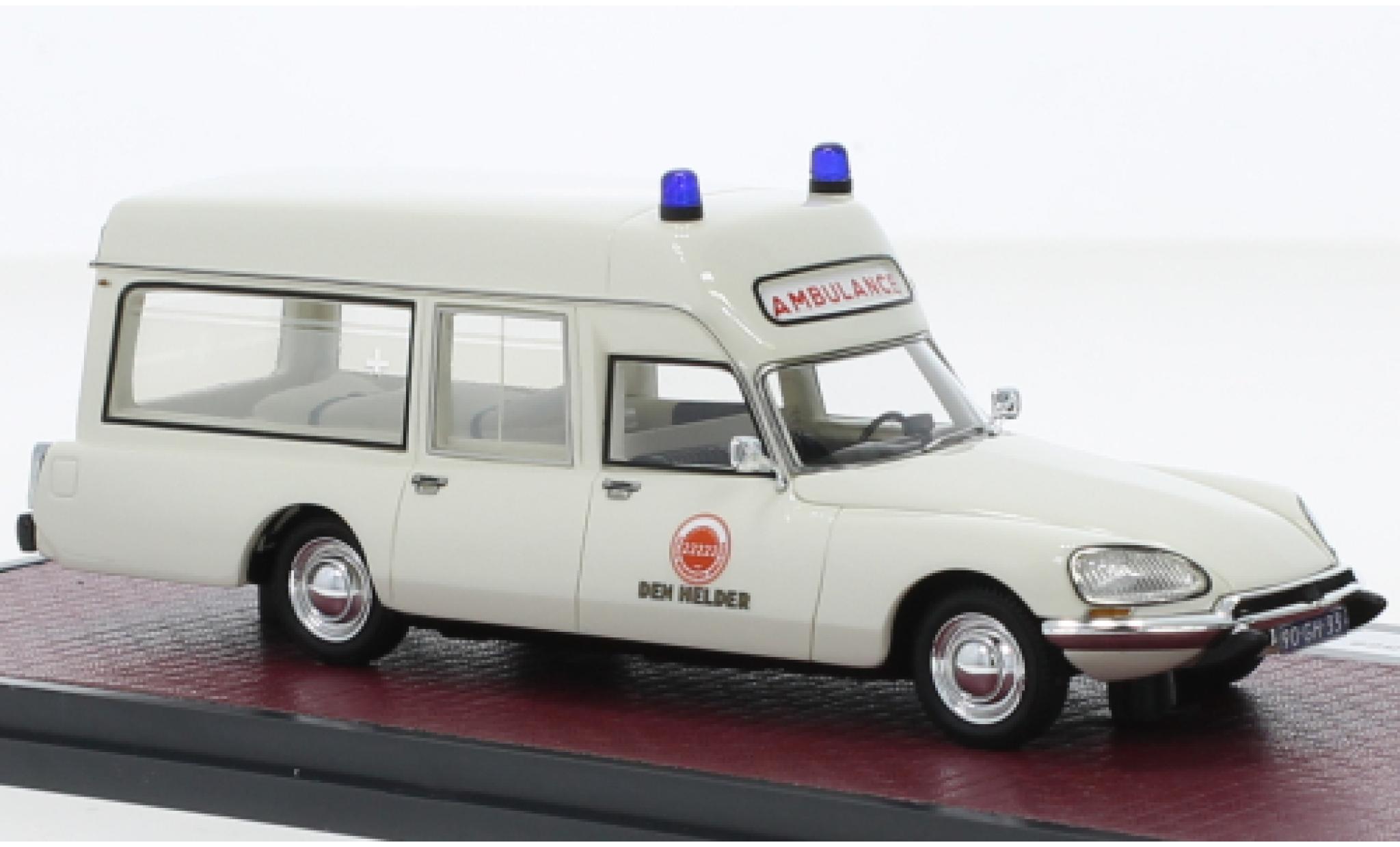 Citroen DS 1/43 Matrix 20 Visser Ambulance Den Helder 1975 modelauto