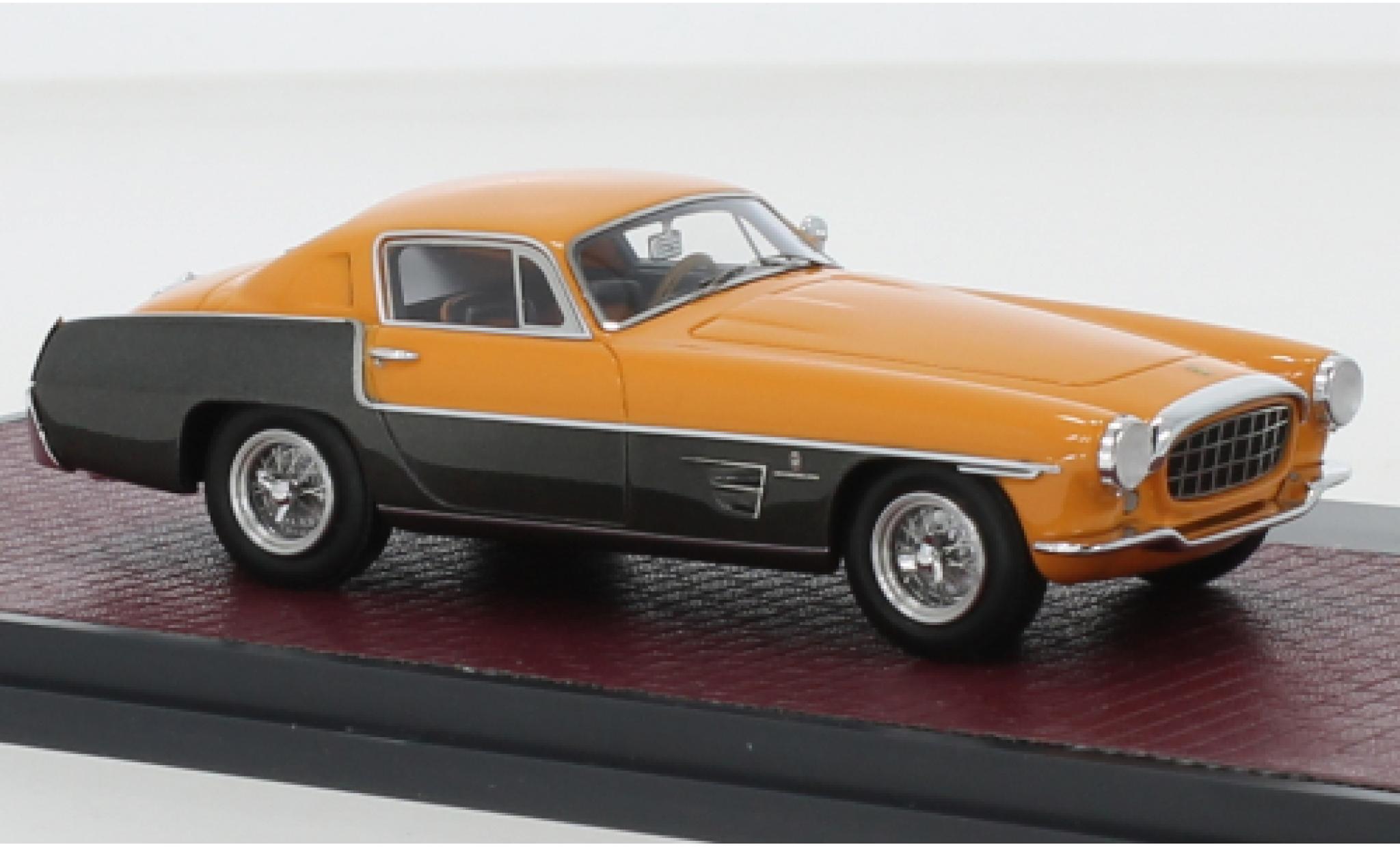 Ferrari 375 1/43 Matrix MM Coupe by Ghia oranje/metallic grijs 1954 modelauto