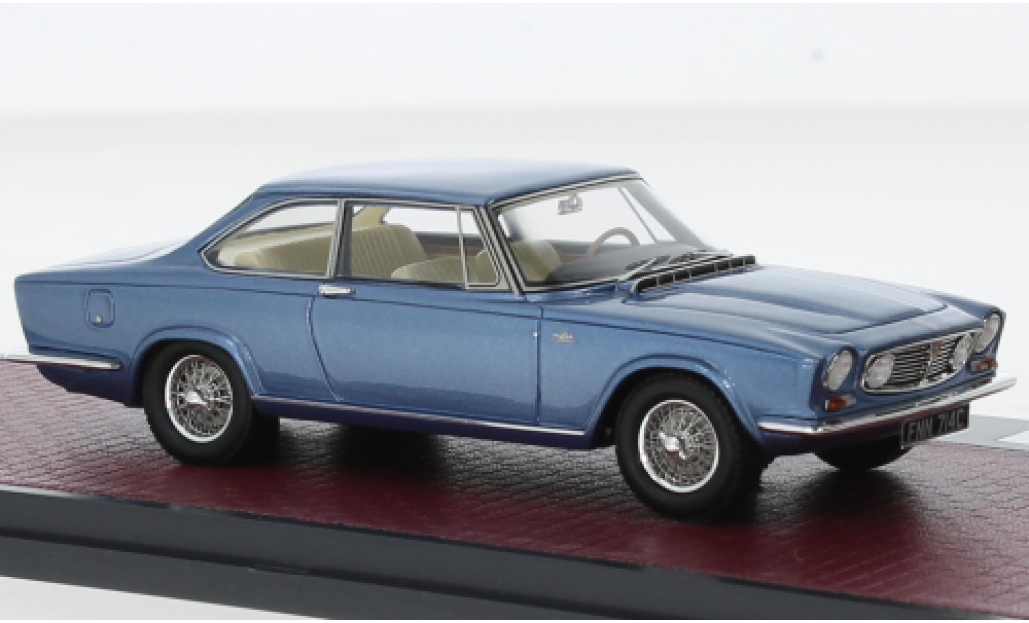Jaguar S-Type 1/43 Matrix Frua metallic blauw 1966 modelauto