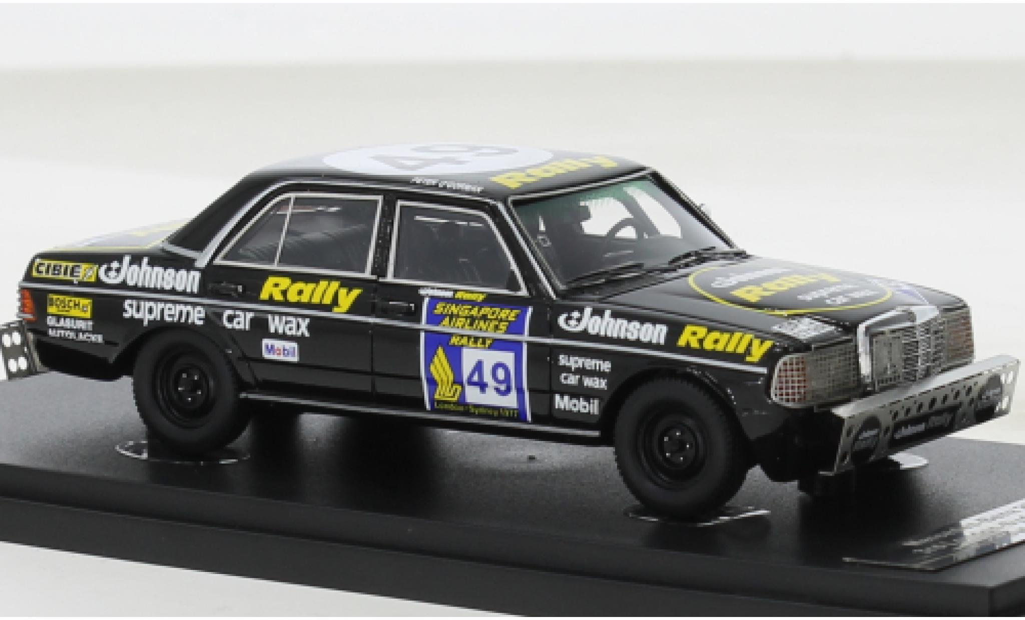 Mercedes 280 1/43 Matrix E (W123) No.49 Johnson Rally Wax-Daimler-Benz AG London-Sydney Marathon 1977 modelauto