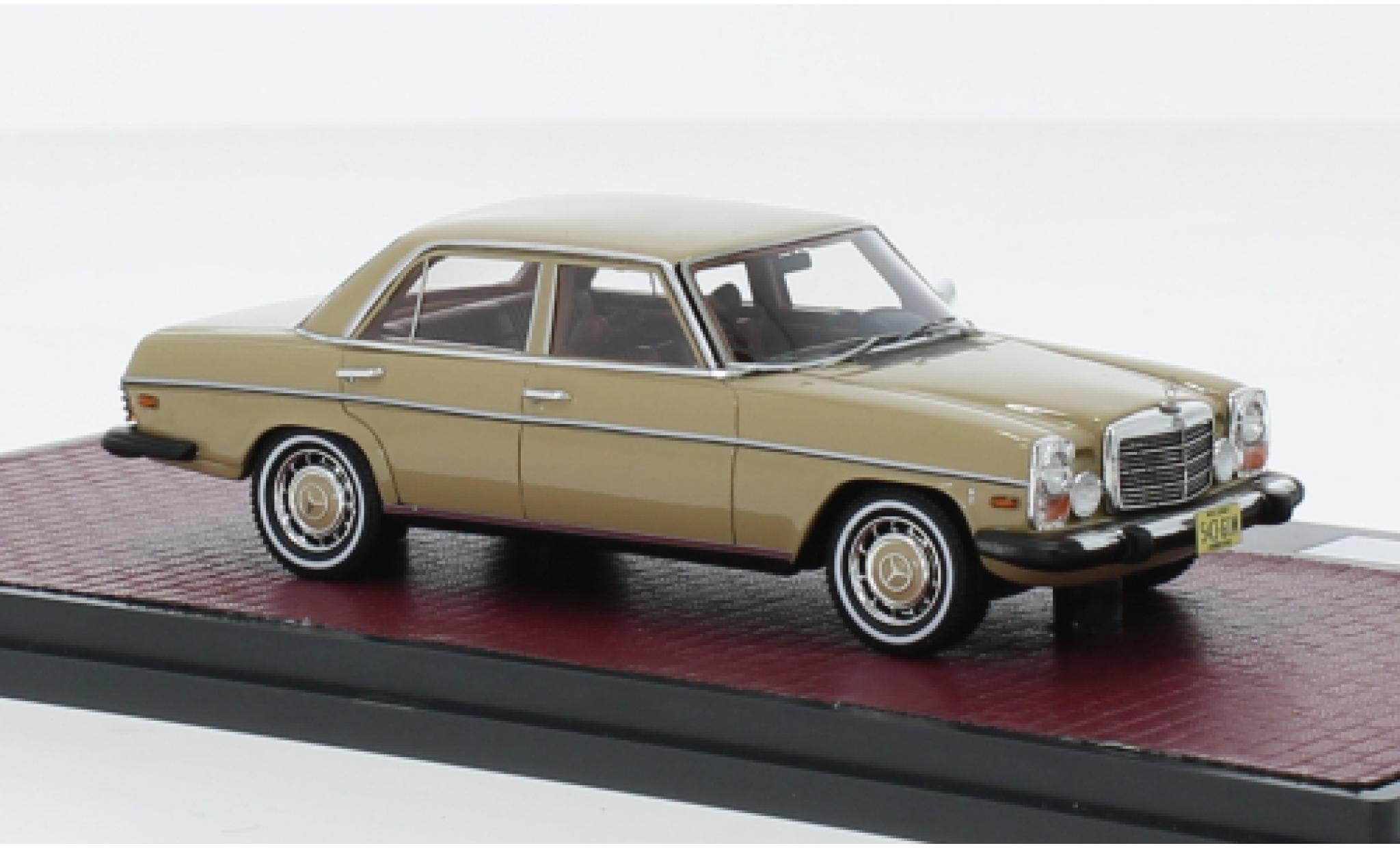 Mercedes 300 1/43 Matrix D (W115) beige 1974 modelauto