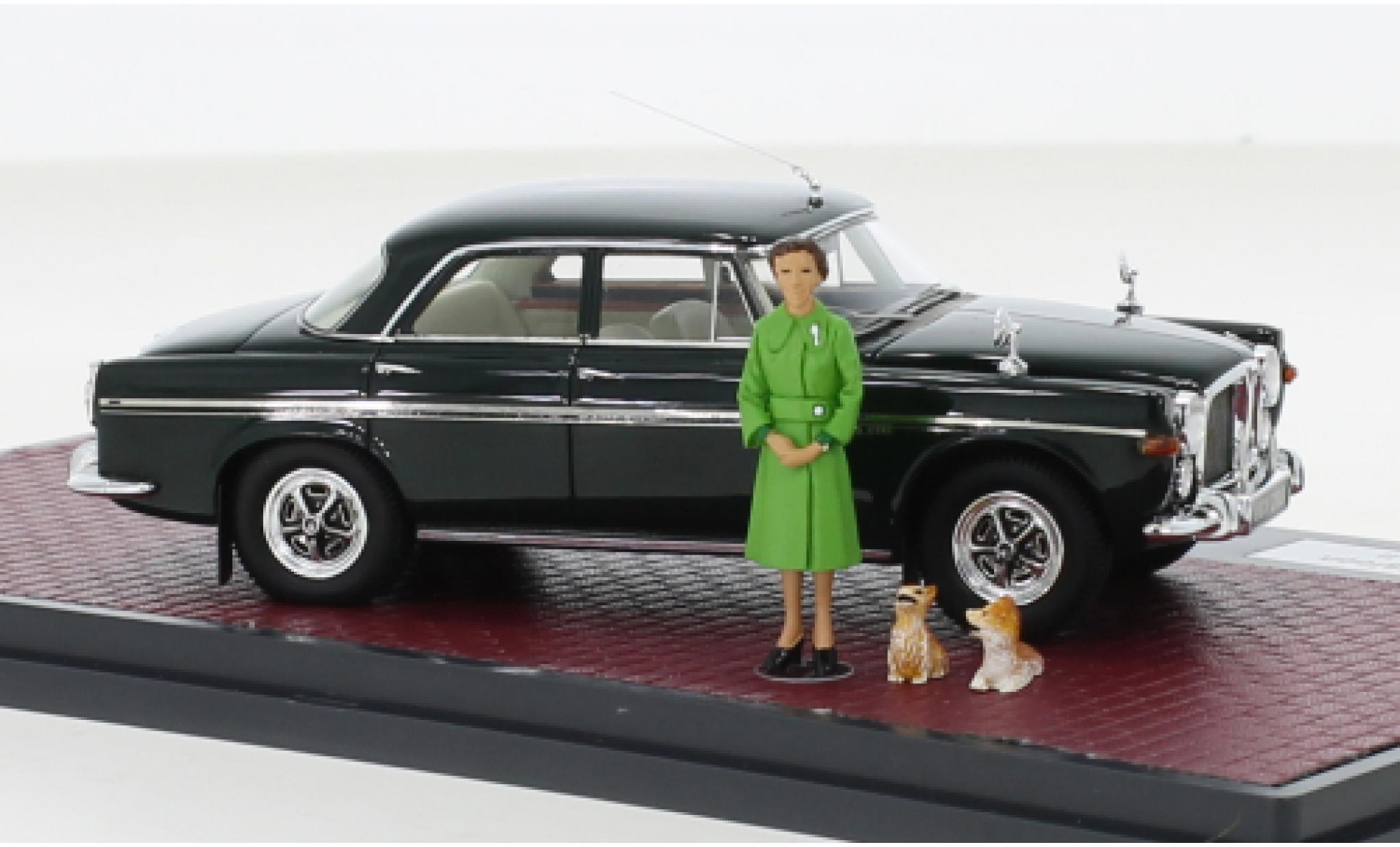 Rover P5B 1/43 Matrix P5b 3.5 Litre groen RHD Queen Elizabeth II. modelauto