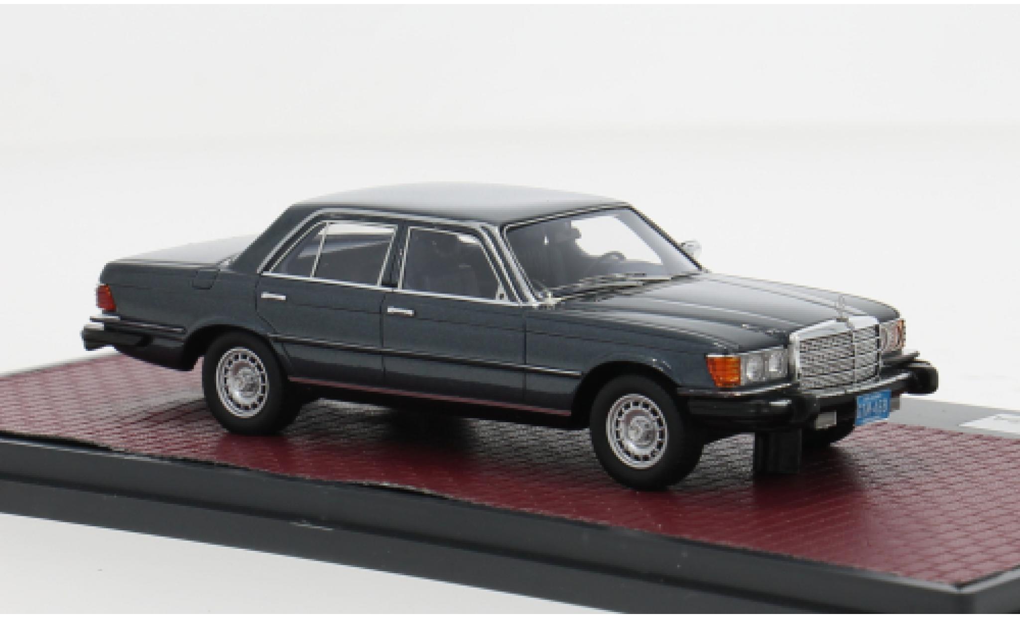 Mercedes 300 1/43 Matrix SD Turbodiesel (W116) USA blauw 1978 1:43 modelauto