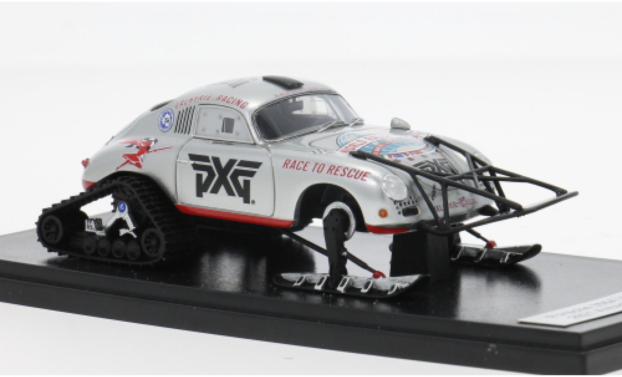 Porsche 356 1/43 Matrix A Valkyrie Racing grijs/rood 2021 1:43 modelauto
