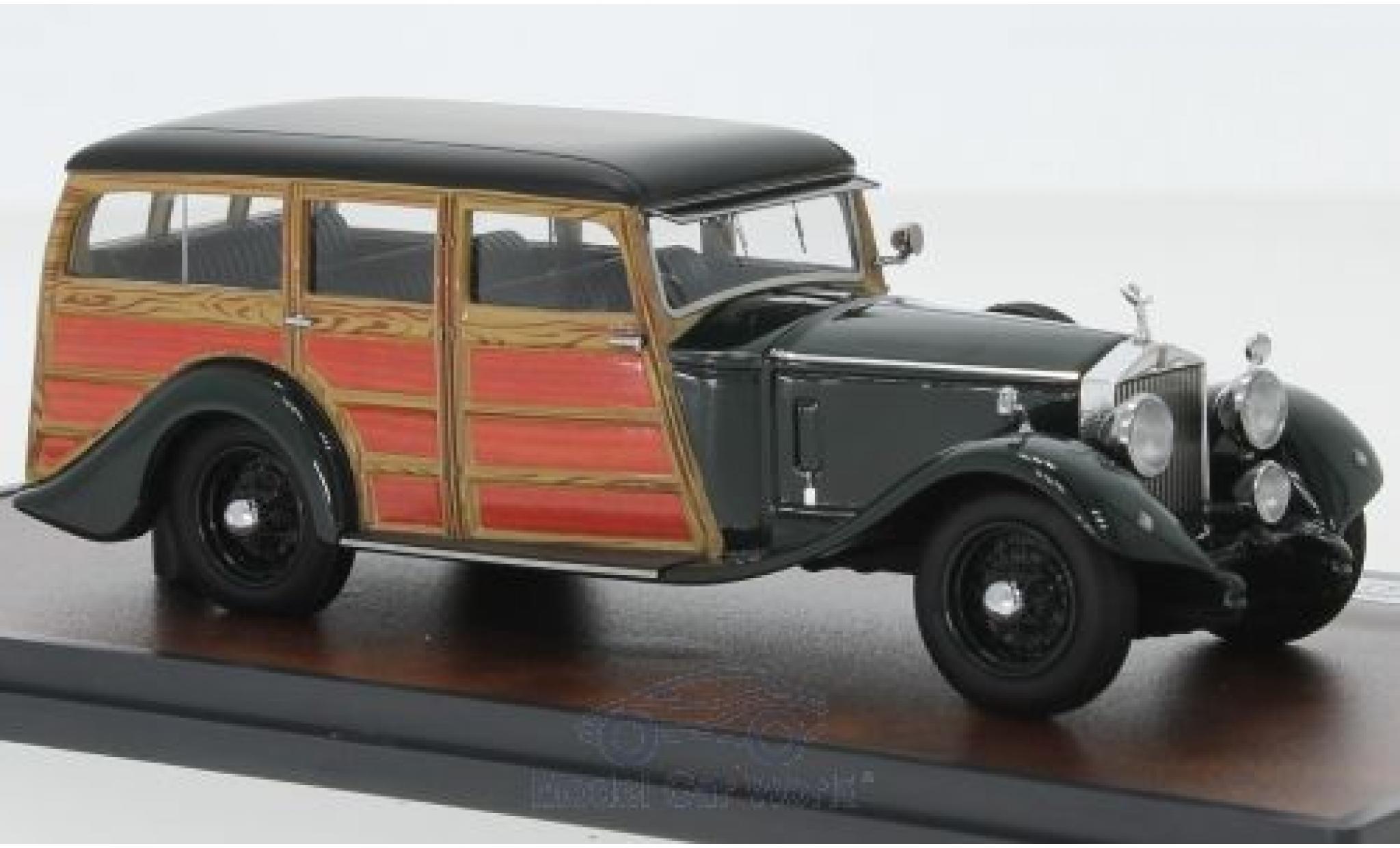 Rolls Royce Phantom 1/43 Matrix II Shooting Brake groen 1930 #67XJ modelauto